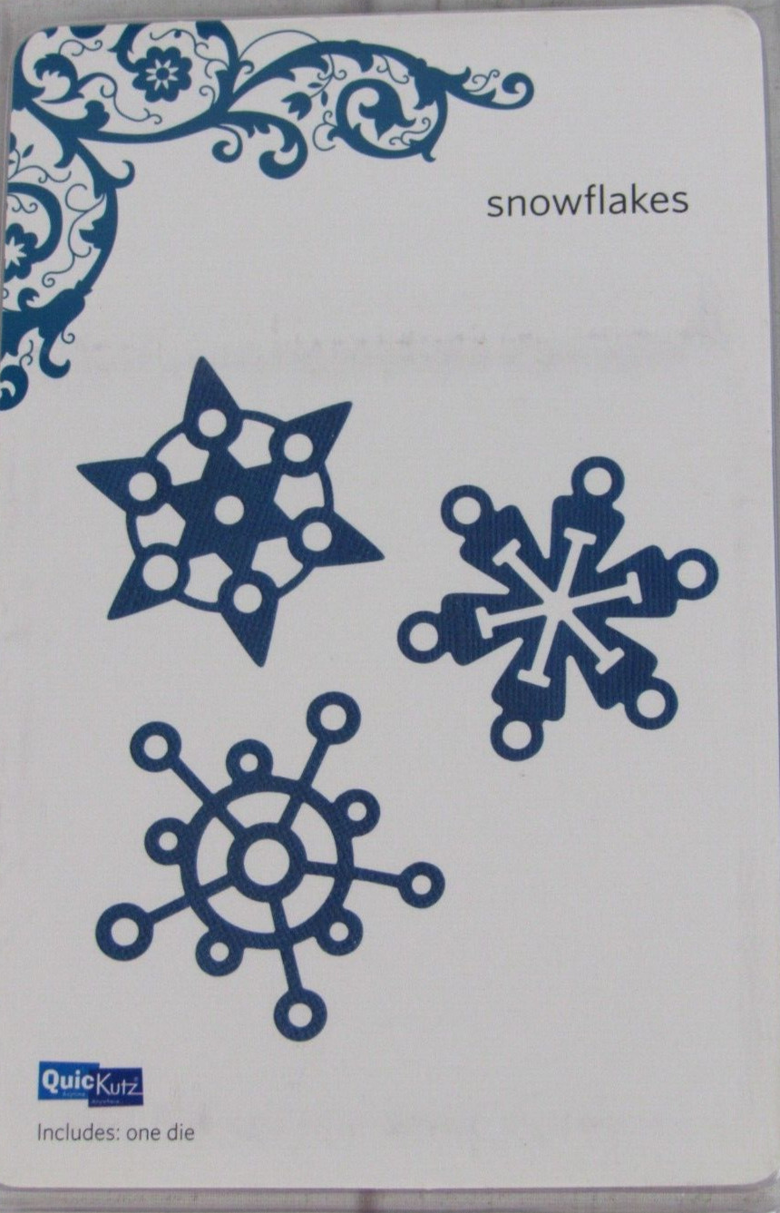 QuicKutz Snowflakes 4x4, 1 Cutting Die Set REV-0069