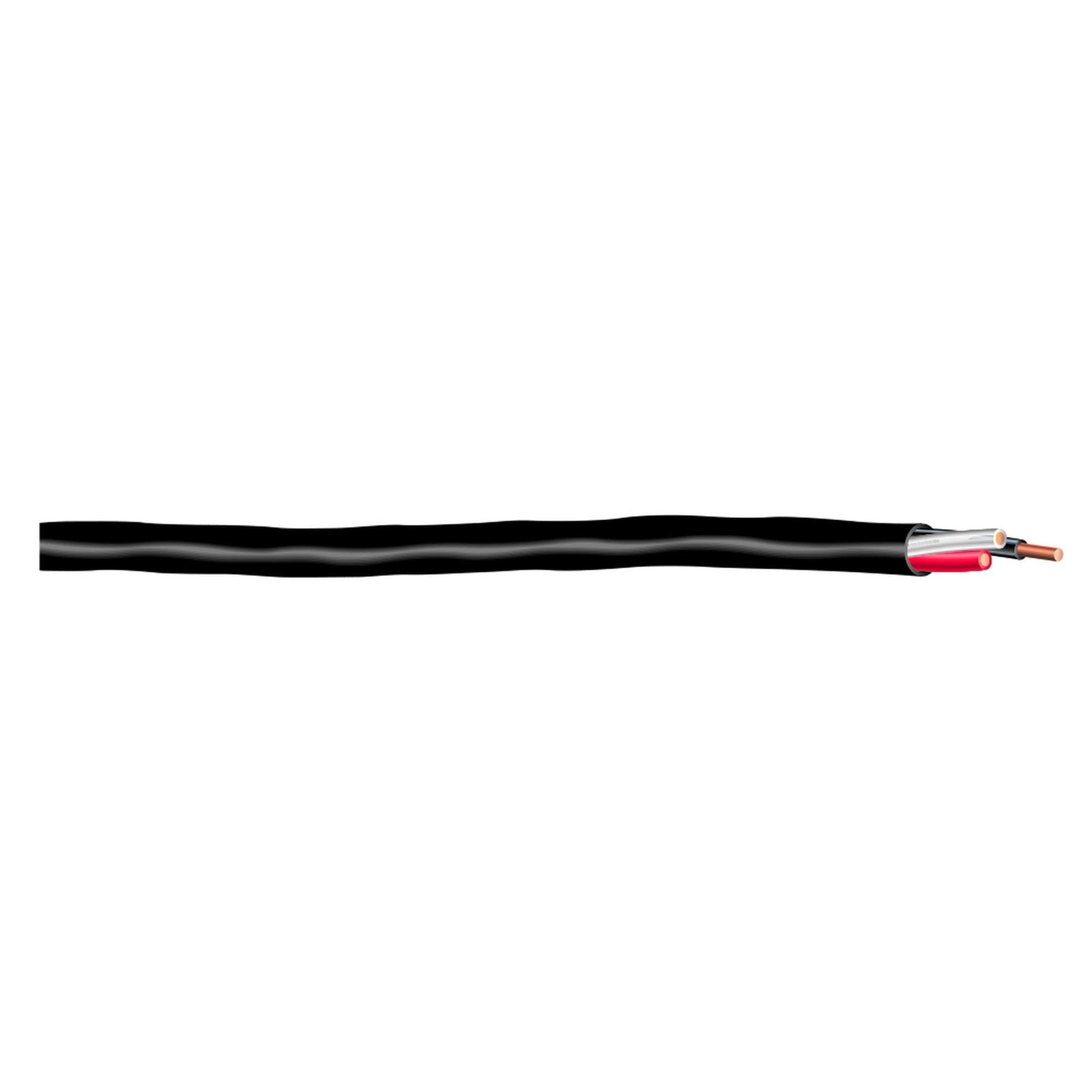 Woods Southwire 49273642 18/7 SOL Burial Sprinkler Wire Black