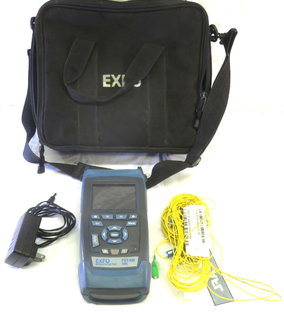 EXFO FOT-930 SBC Multifunction Loss Tester FOT-932X-5-SBC-VFT-A-EI, Parts/Repair