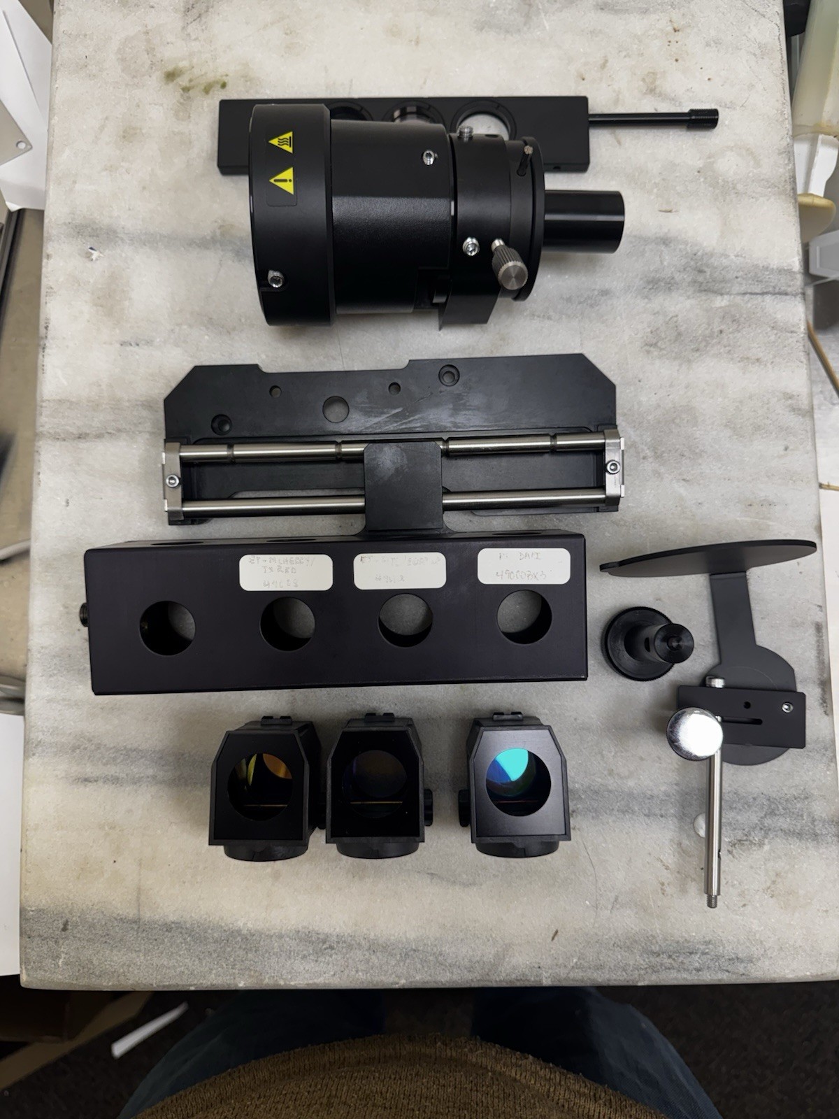 Olympus CKX53 Fluorescent Epi Arm with 3 Cubes