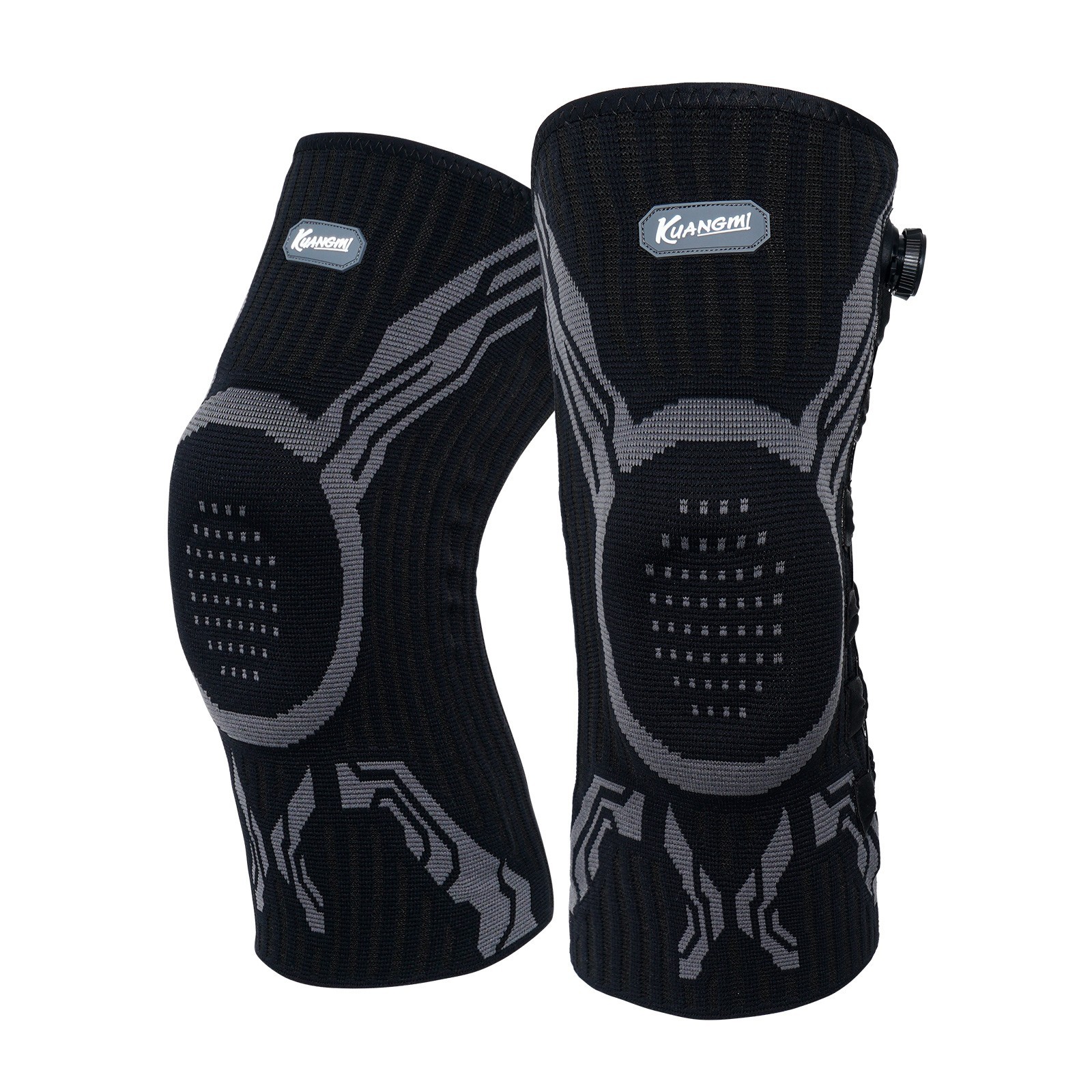 Kuangmi Knob Knee Brace Joint Pain Relief, Arthritis, Meniscus Tear 2 Pack