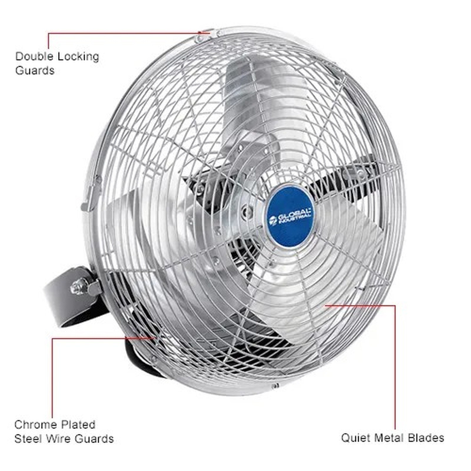 Global Industrial? 18" Industrial Workstation Fan, 4,600 CFM, 1/3 HP