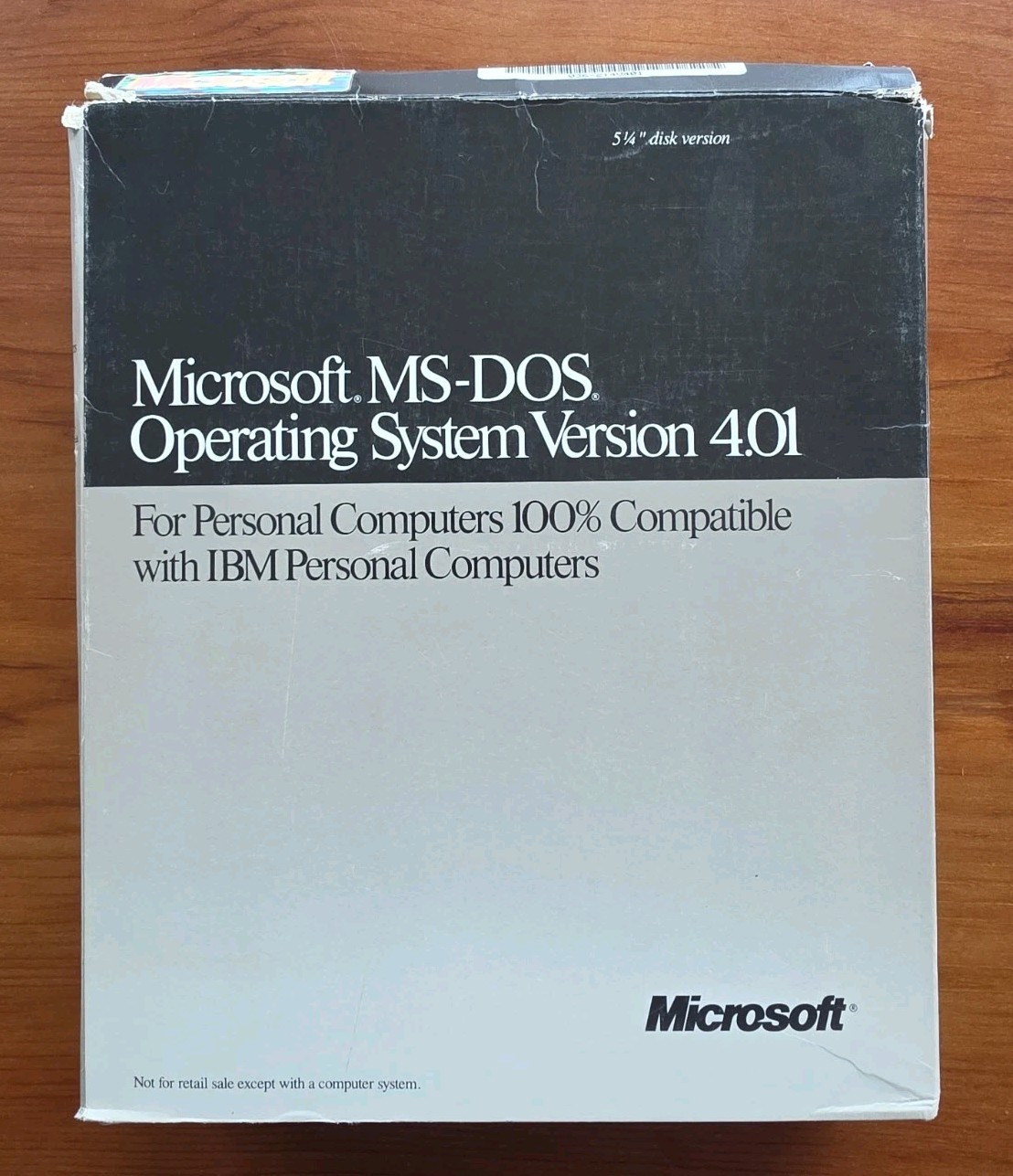 Microsoft MS-DOS Operating System Version 4.01 On 5.25" Floppy Disks