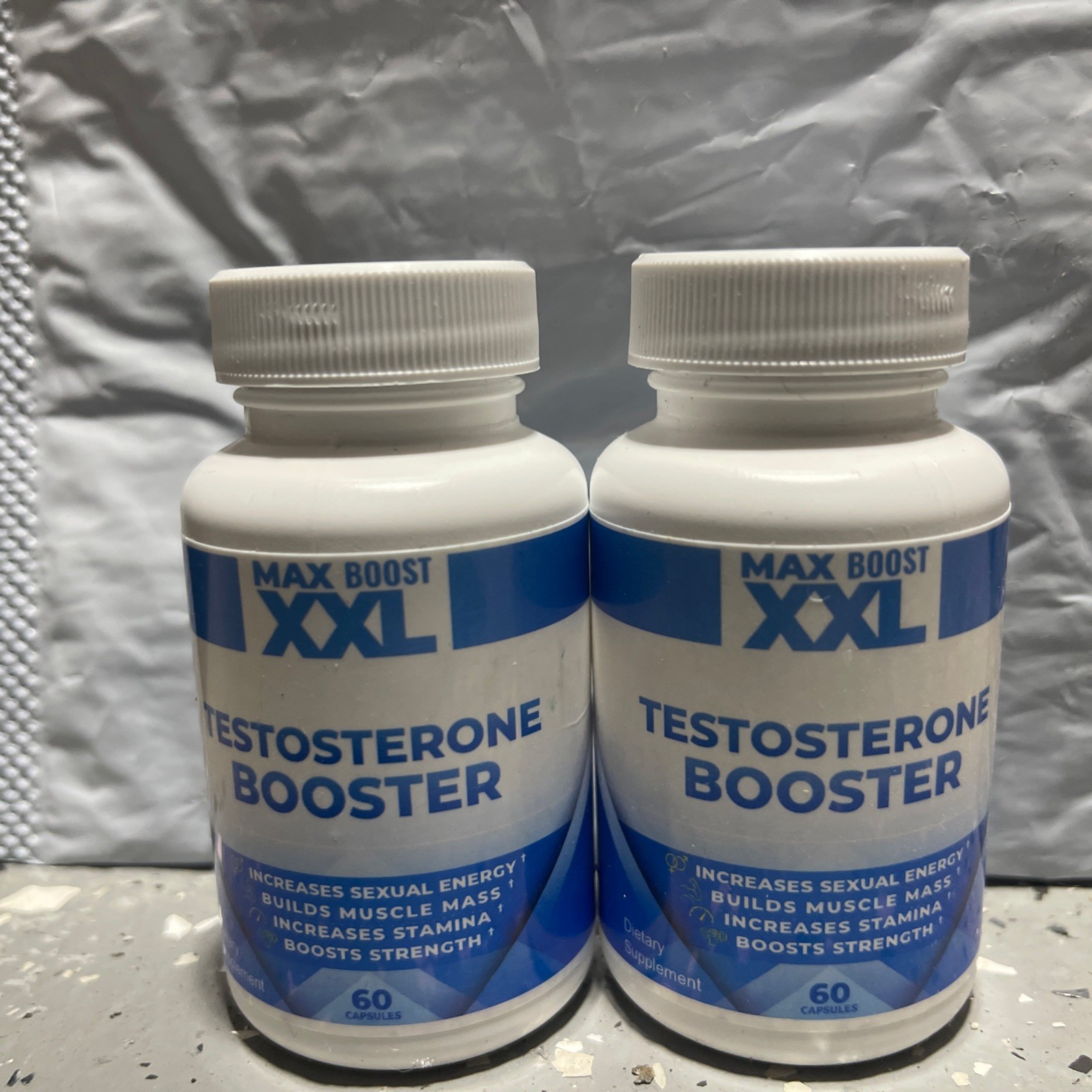 Max Boost XXL Testosterone Booster 2Bottle New Sealed
