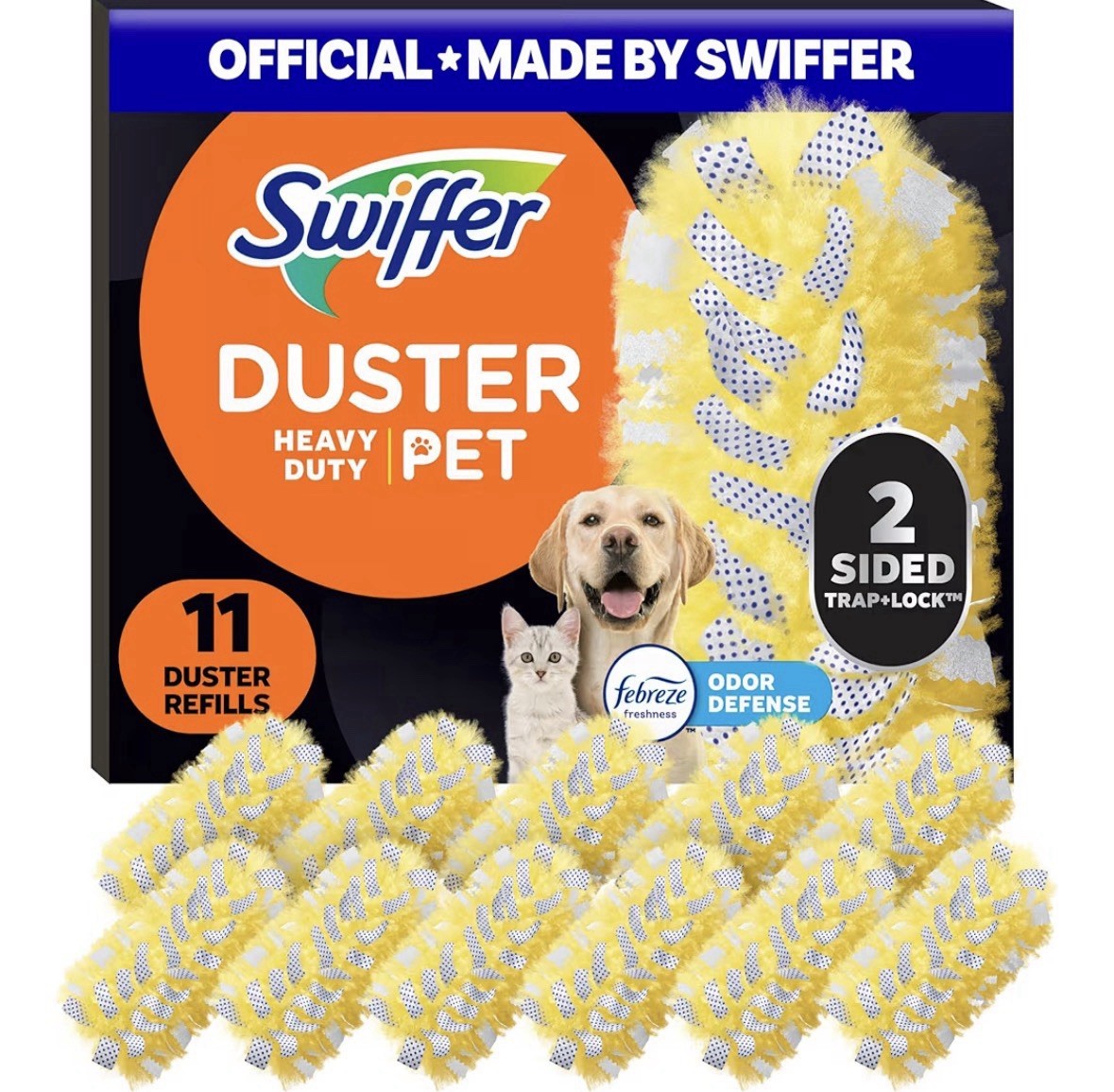 Swiffer Pet Heavy Duty Dusters Refills, Multisurface 360 Dusters  11ct