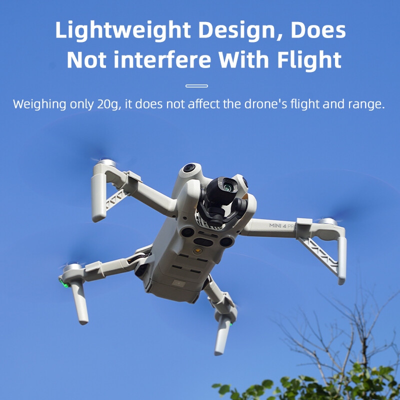 For DJI MINI 4 PRO Drone ABS Heighten Tripod Landing Gear Protector Accessories