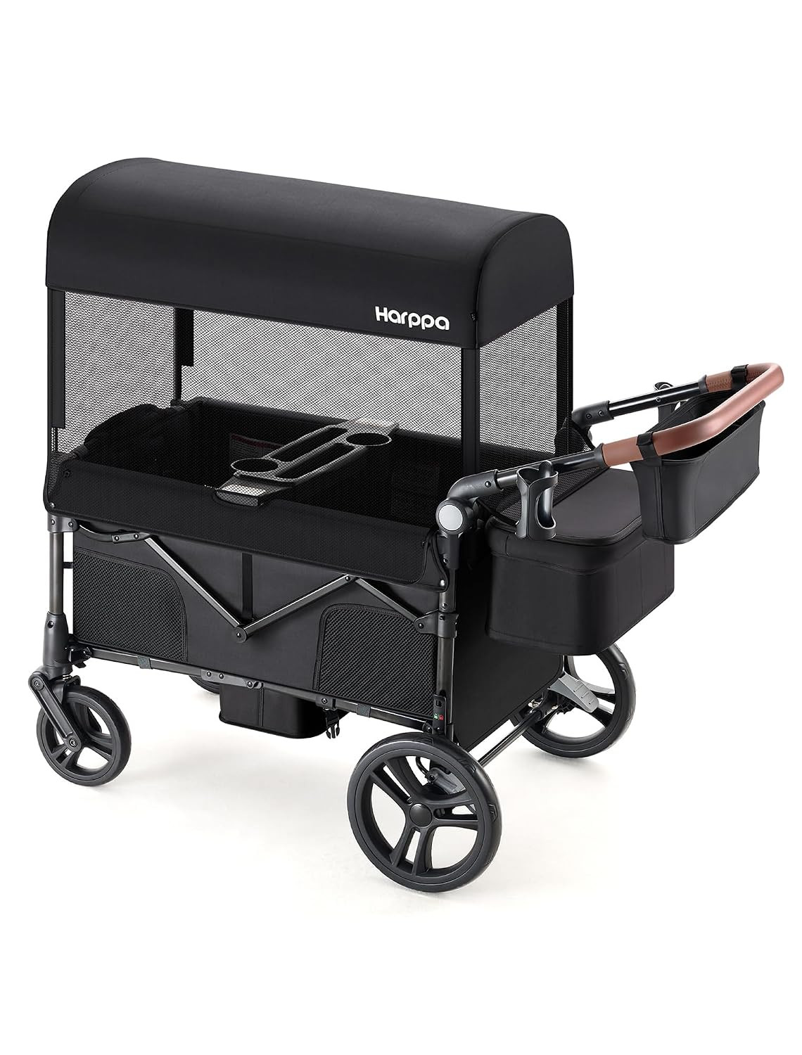 Remy Wagon Stroller for 2 Kids, 180Ibs Capacity with 2 Seater | Foldable 2 Seate