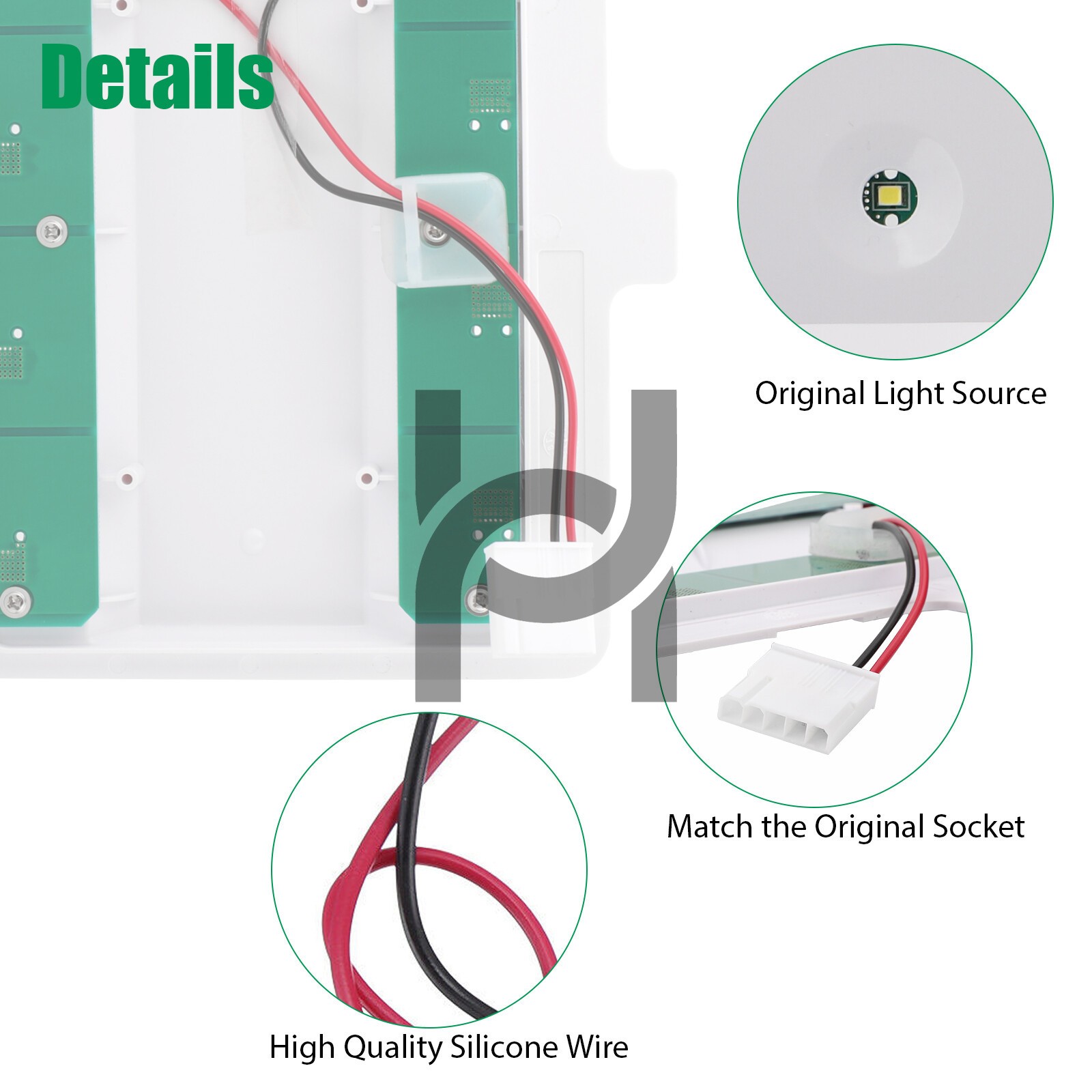 LED Module Light Board W10866538 W11043011 Whirlpool Refrigerator