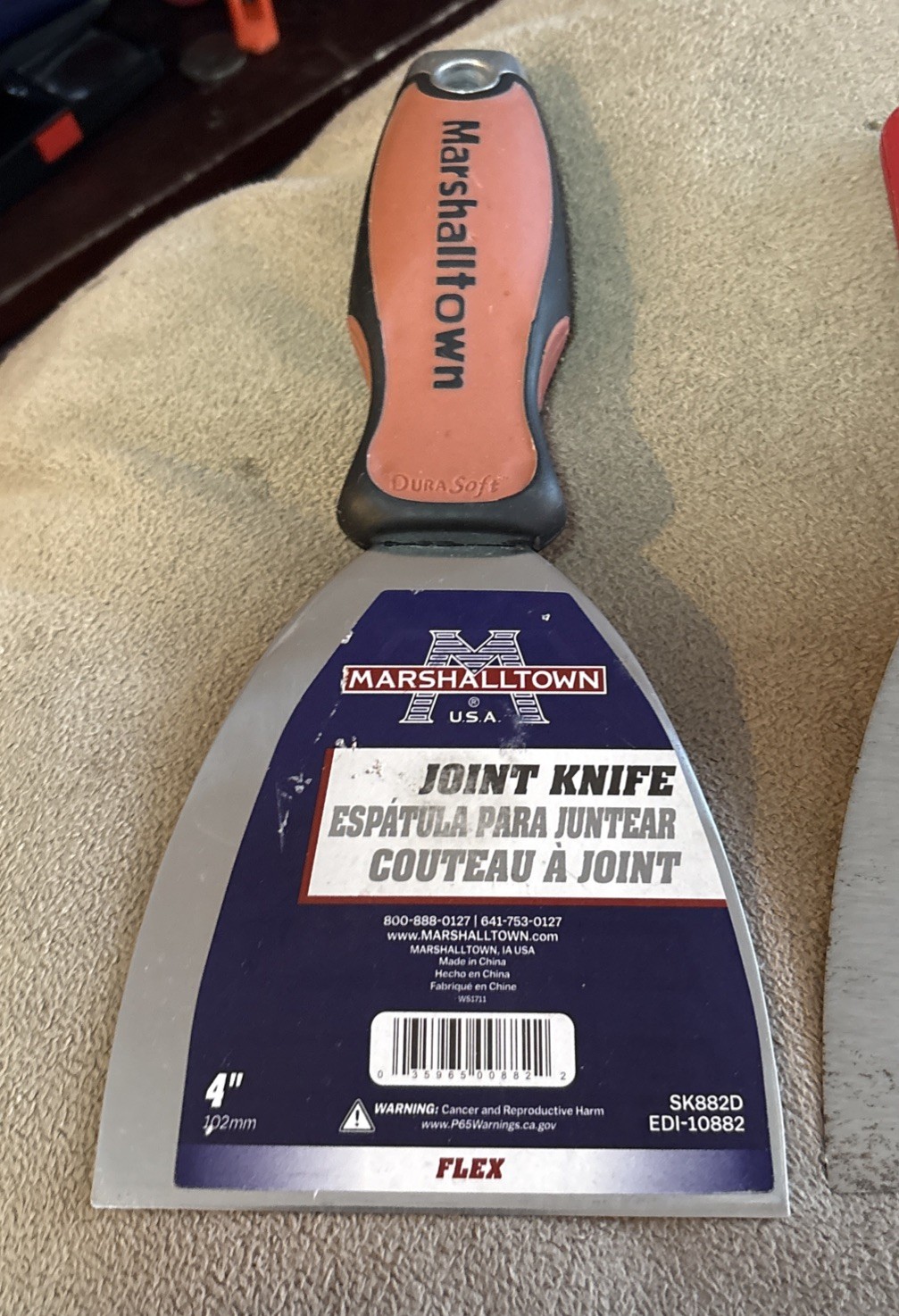 Marshalltown MSK882D 4” DuraSoft Flex Joint + Red Devil 4830 3” Spackle Knife’s