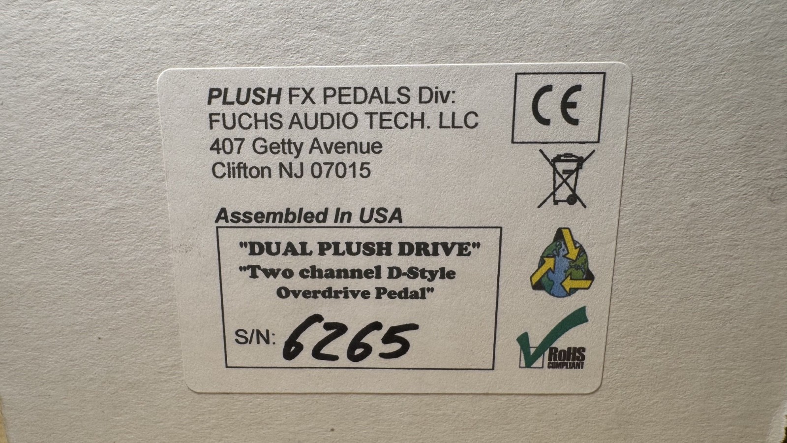 Fuchs Dual Plush Drive