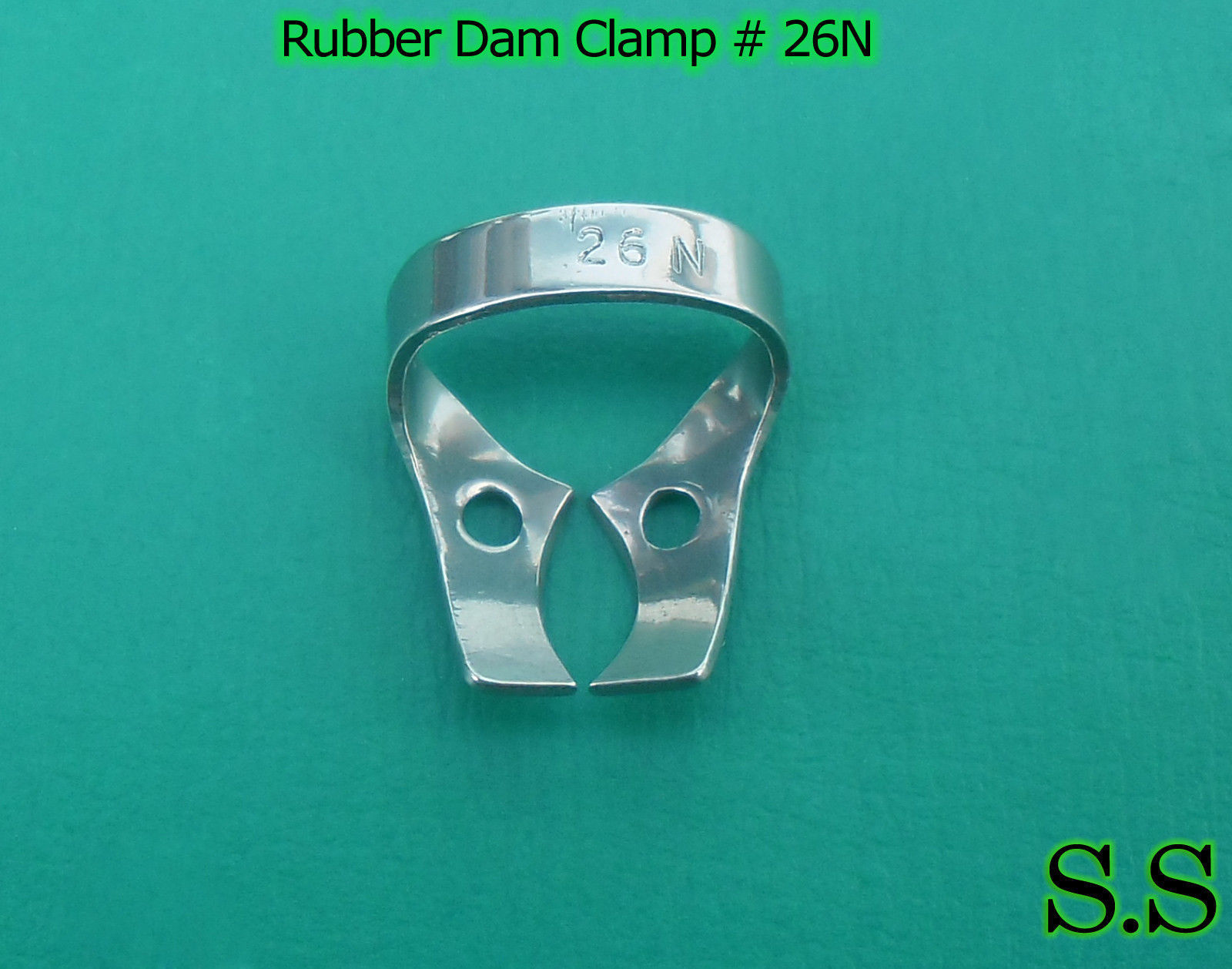 20 ENDODONTIC RUBBER DAM CLAMPS # 26N Dental Instruments