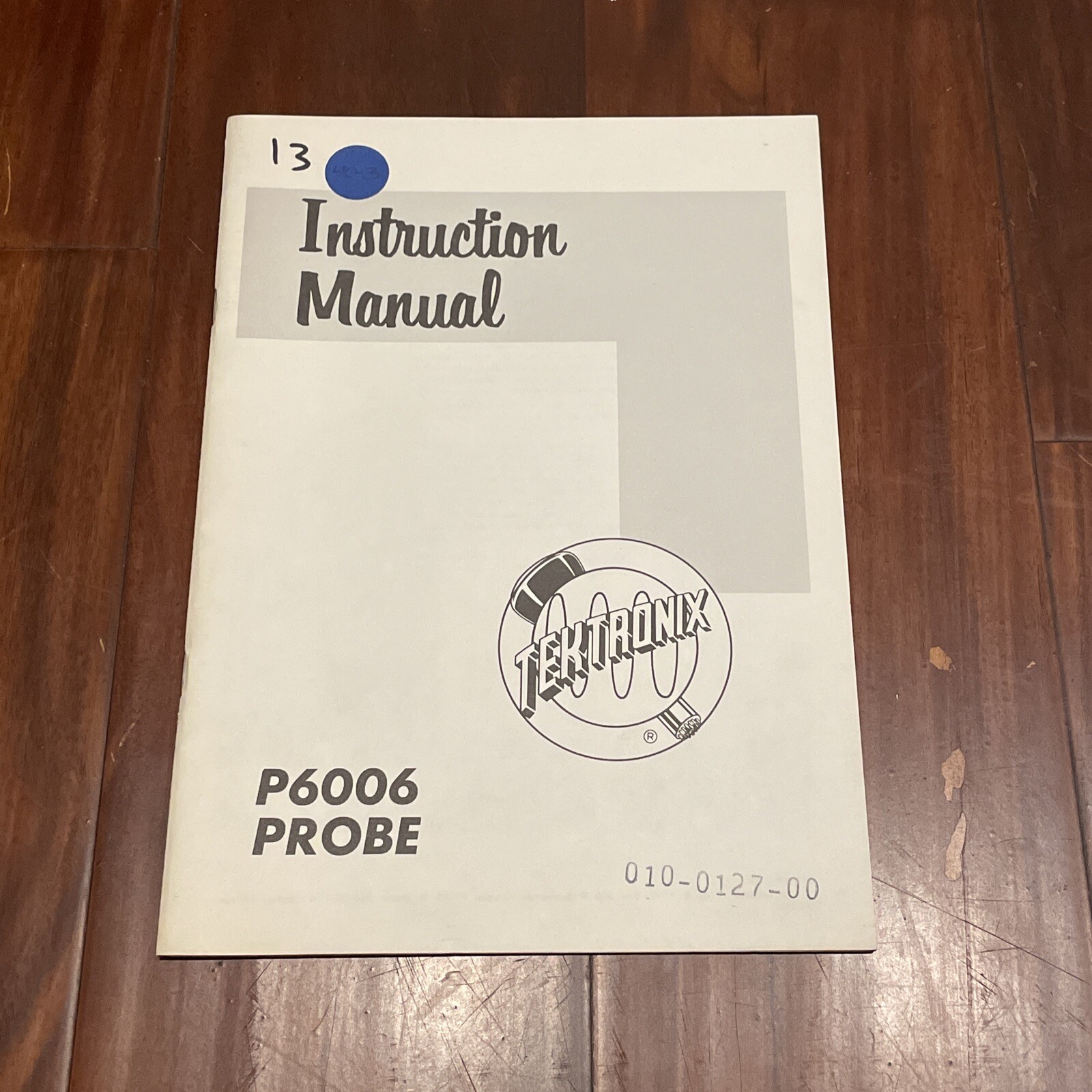 Tektronix P6006 Probe  Instruction Manual 070-0381-00  863