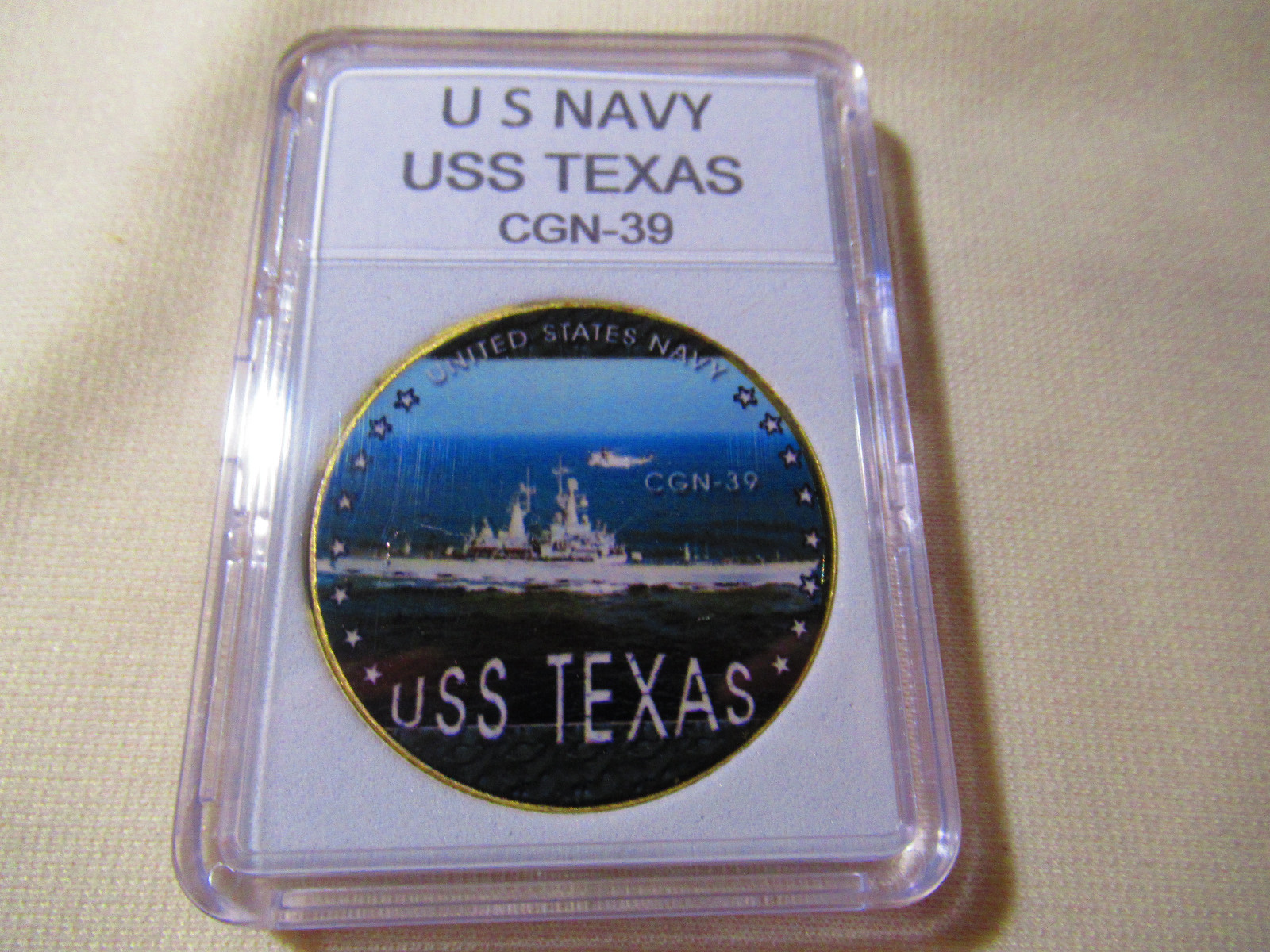 US NAVY - USS Texas (CGN 39) Challenge Coin