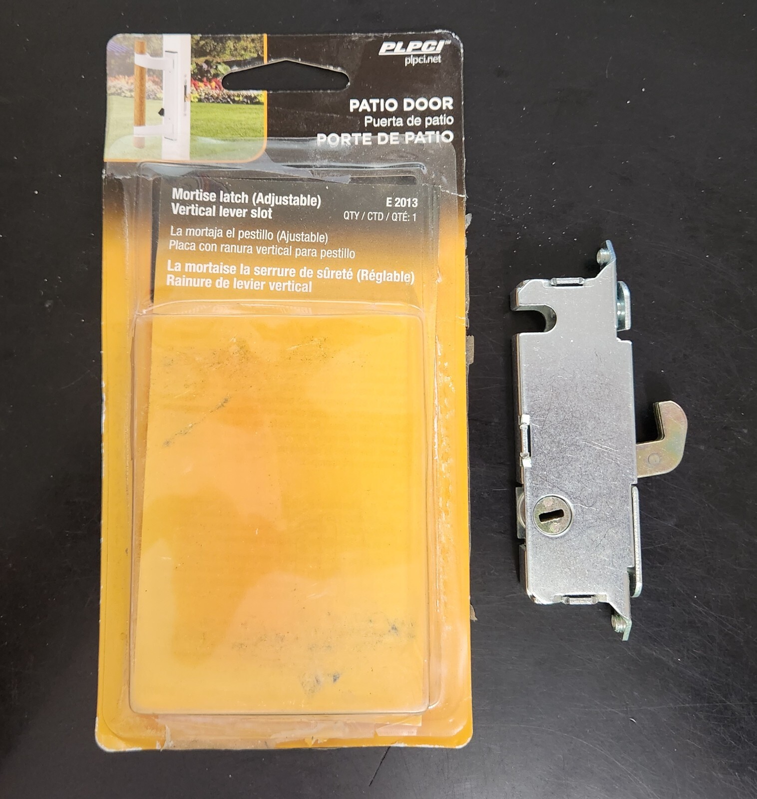 Mortise Lock 3-11/16 in. Hole Centers, Vertical Keyway Position E2013