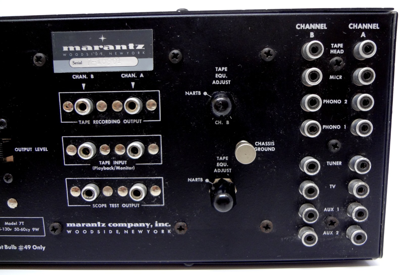 Marantz Model 7T Stereo Preamplifier, Cleaned, Tested
