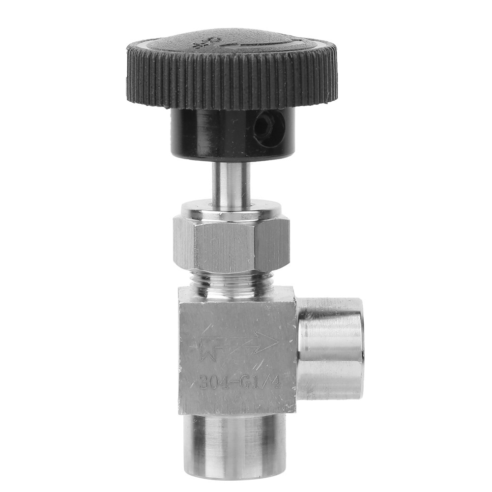 3 Pack BSPP Female Thread Needle Valves Durable High Pressure For Water Transmis
