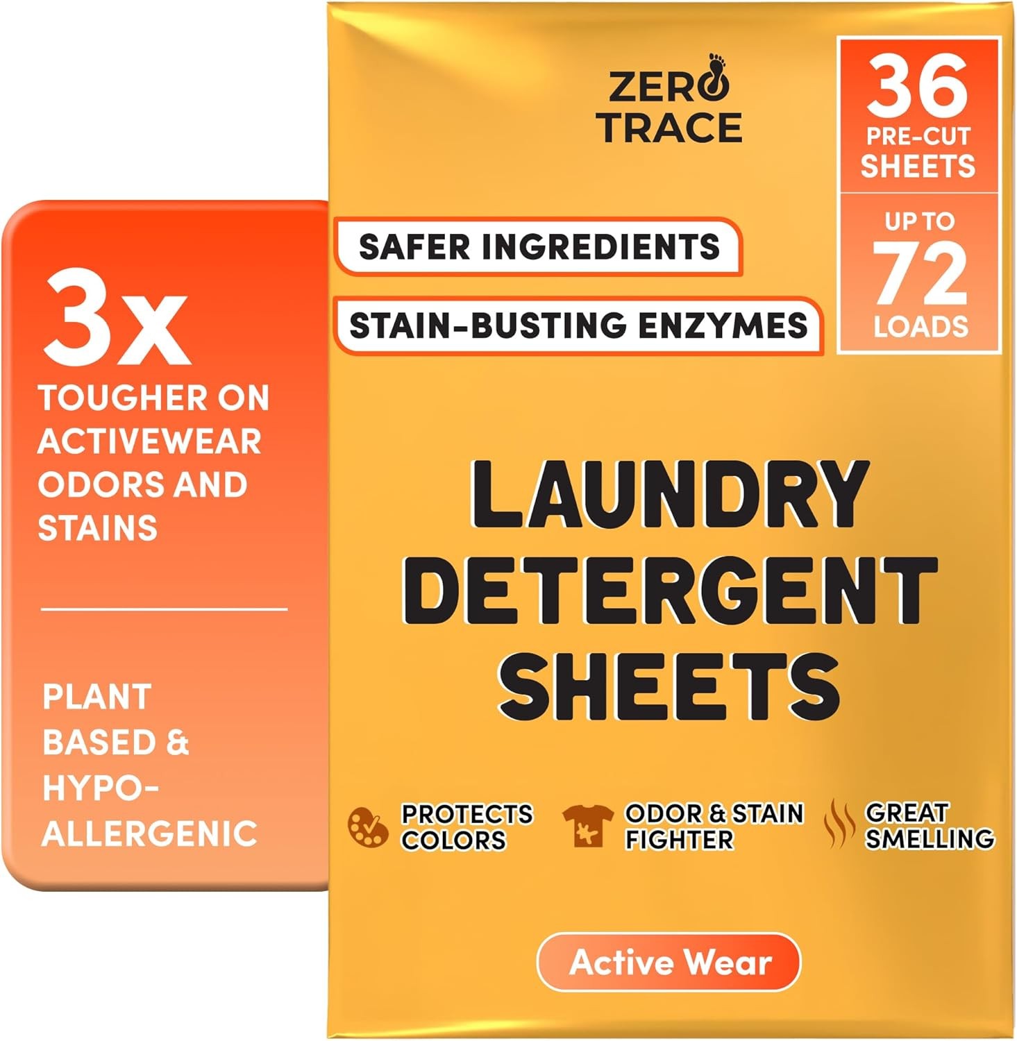Zero Trace All Natural Laundry Deternt Sheets Eco Friendly - Laundry