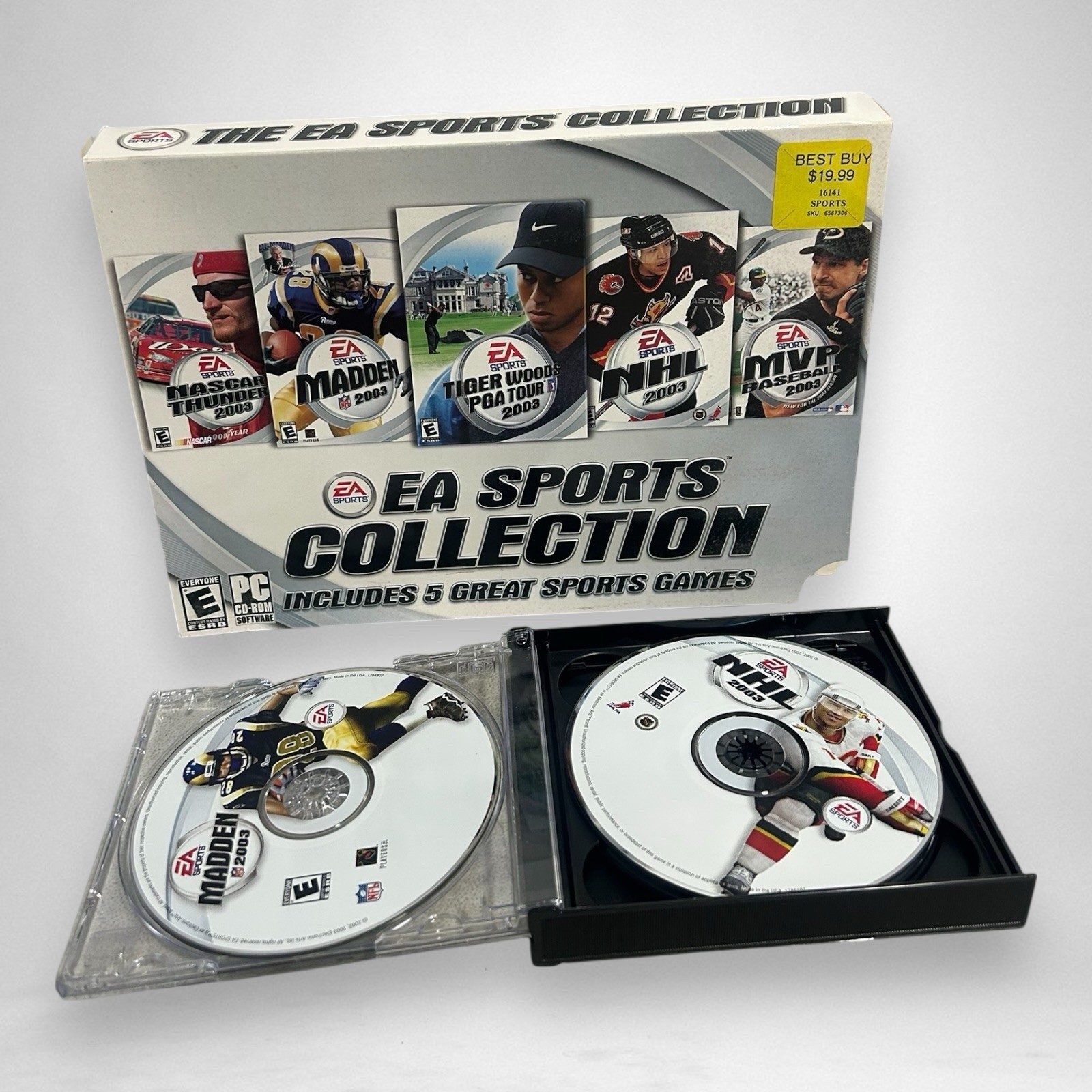 EA Sports 03 Collection PC 2003 Complete NHL NBA Madden PGA Nascar