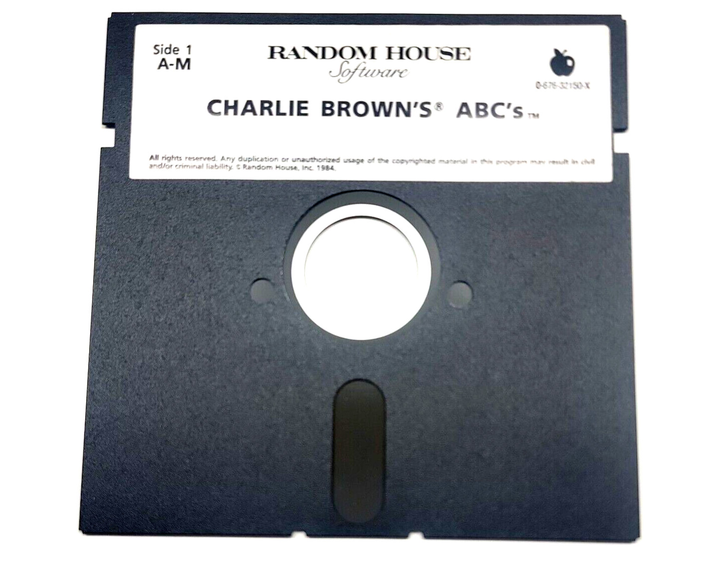 Floppy Disk Charlie Browns ABCs Computer Game (Disk Only) Random House