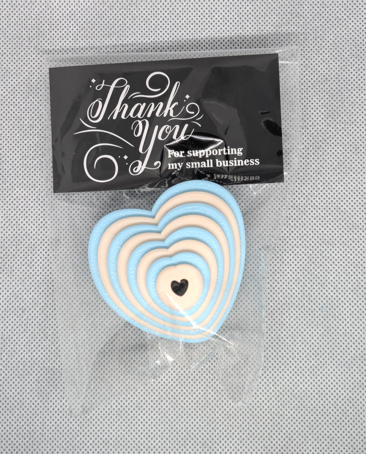 Wavy Heart Clay Cutter Shape Set ~ Polymer Crafting Tool ~ Stackable Outline