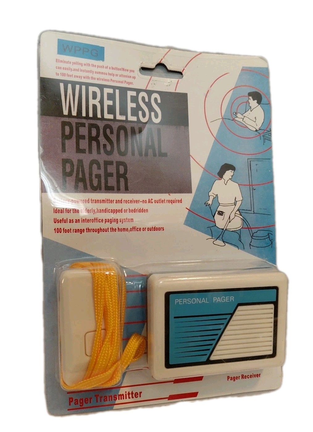 Vtg Wireless Personal Pager WPP-1 Vibrating Pager New Uninex