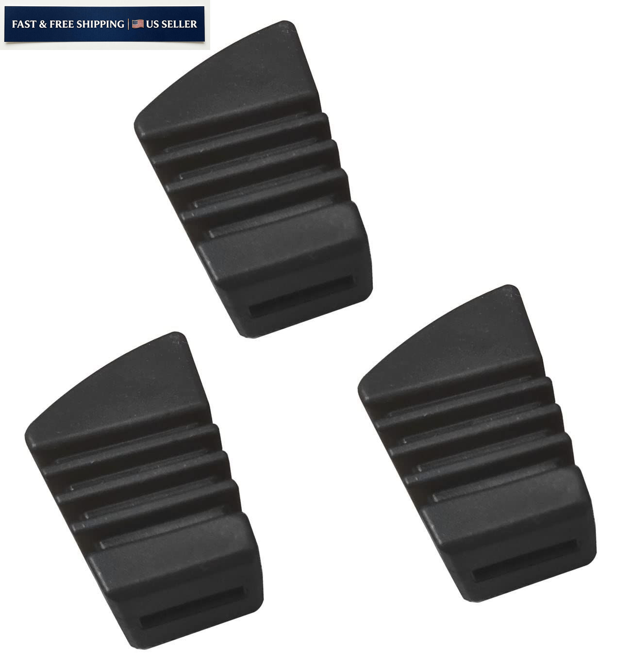TUOREN 3/Pack Drum kit Rubber Feet Rack Stand Leg Small - C