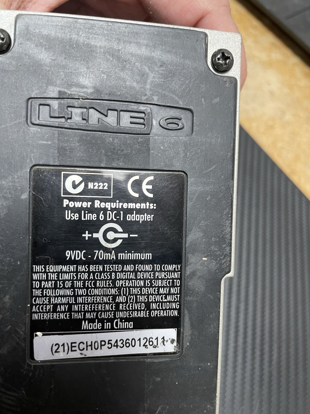 LINE 6 ECHO PARK DELAY PEDAL