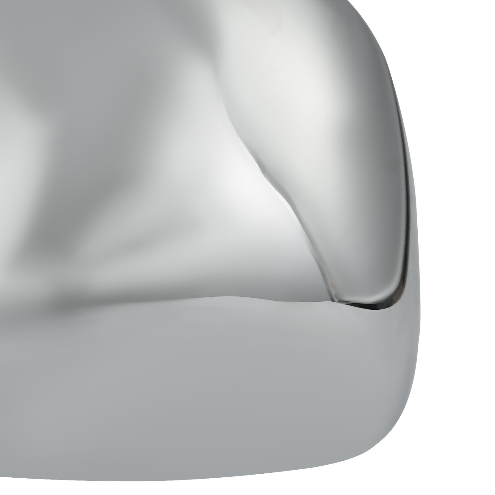 For Freightliner Cascadia 2018-2023 LH&RH Chrome Door Mirror Hood Mirror Cover