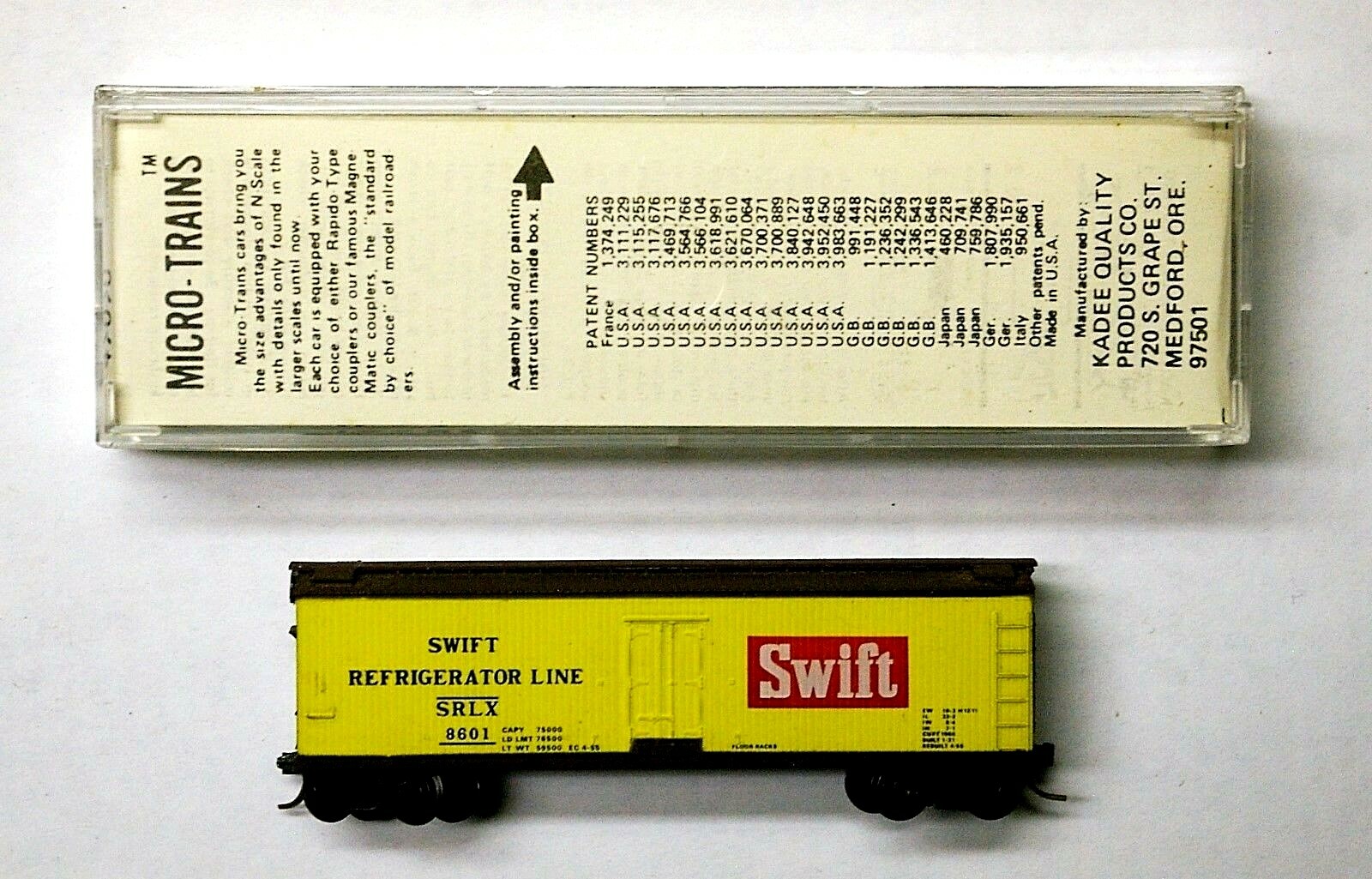 MTL Micro-Trains 47070 Swift SRLX 8601 refrigerator car