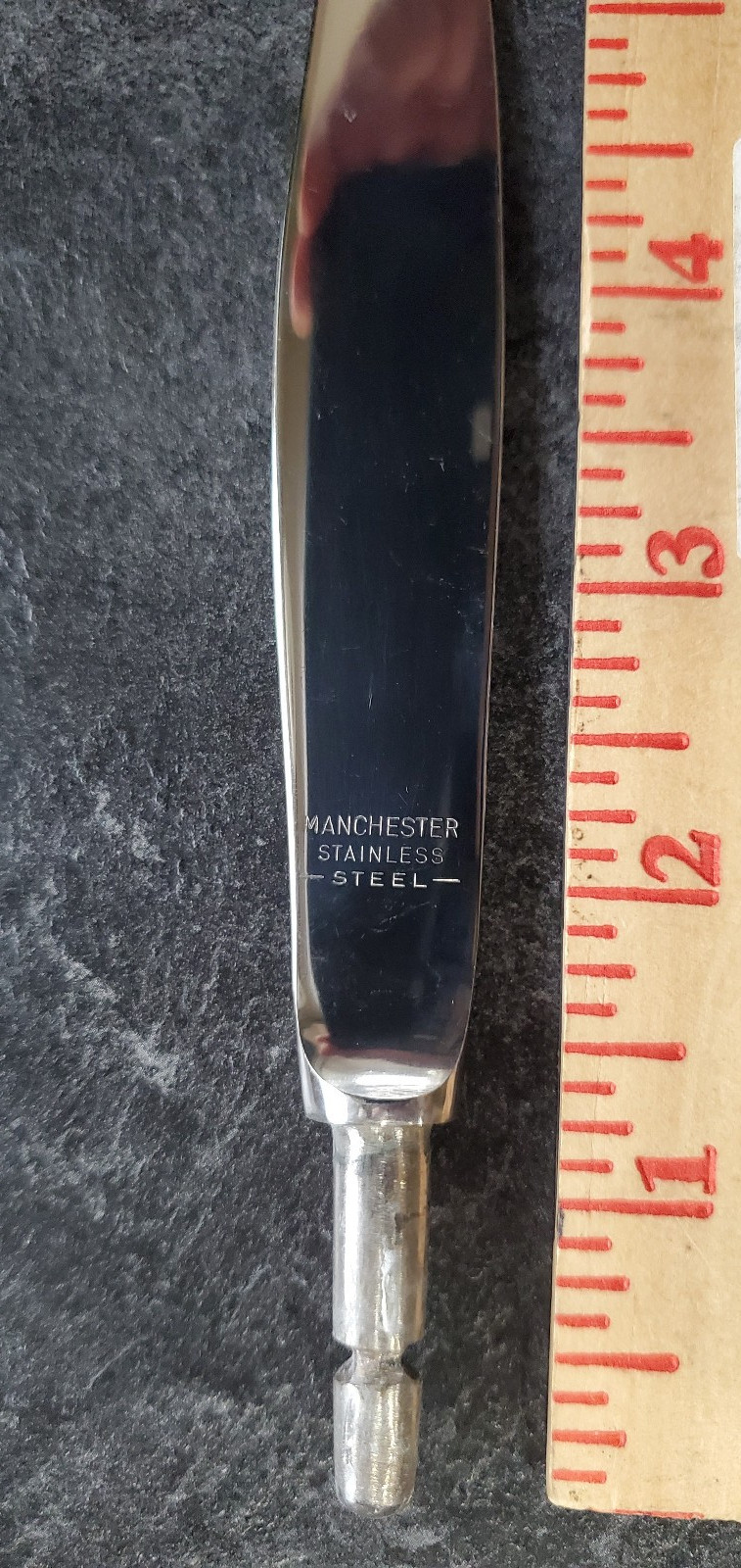 VTG. MANCHESTER STAINLESS MODERN DINNER KNIFE BLADE-REPLACEMENT BLADE ONLY