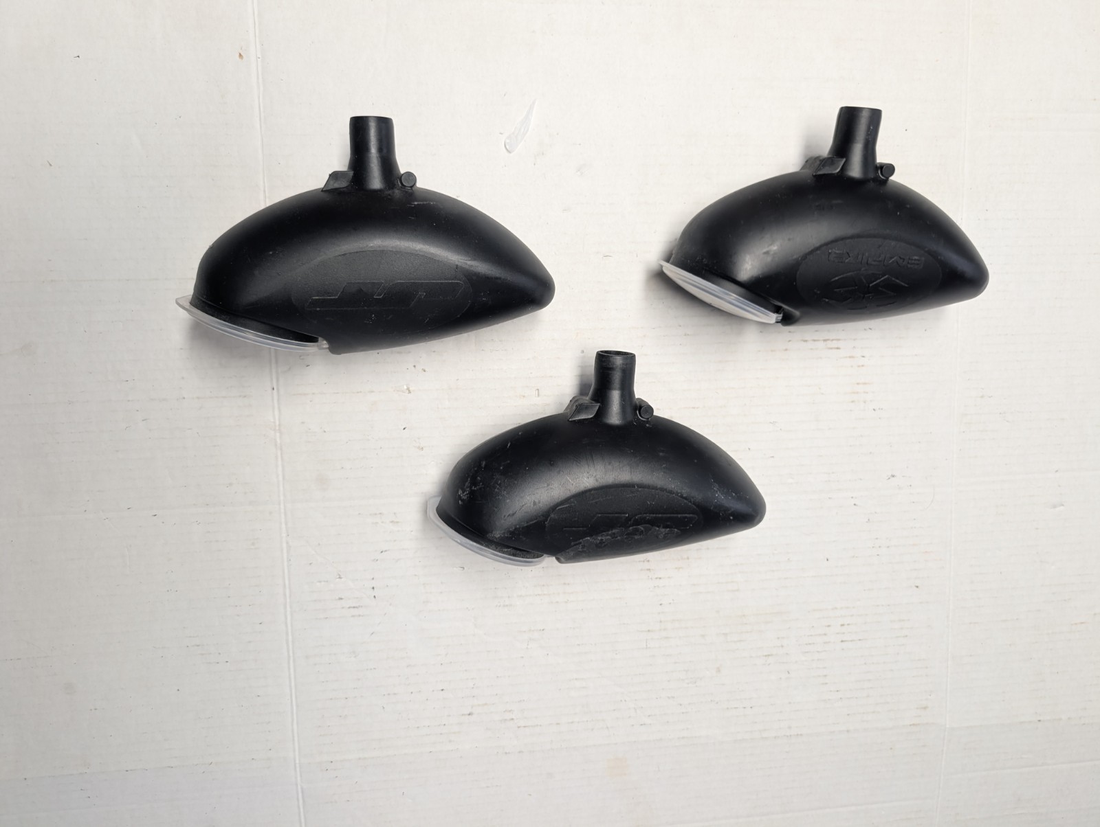 3 Gravity Fed Paintball Hoppers