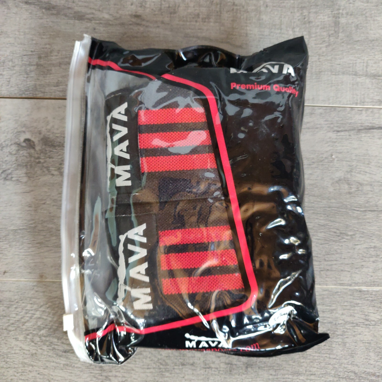 MAVA Heavy Duty Weight Lifting Knee Wraps with Valcro Straps