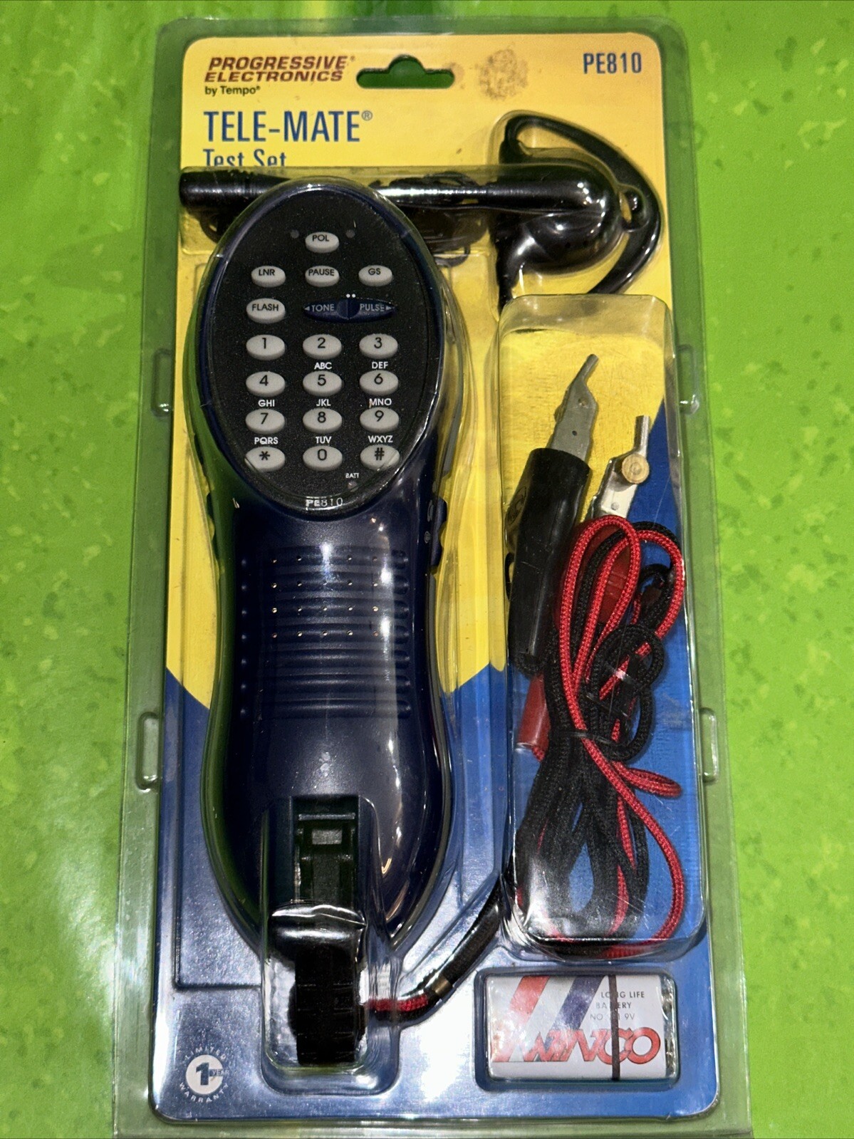 New Tempo PE810 Adj. Volume Built-in Ringer Tele-Mate Communication Test Set