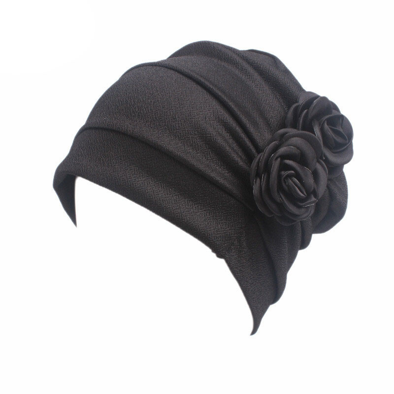 Warm flower hat Elastic Muslim Chemo Cap Chemo Cap head Cap Muslim Hat Women