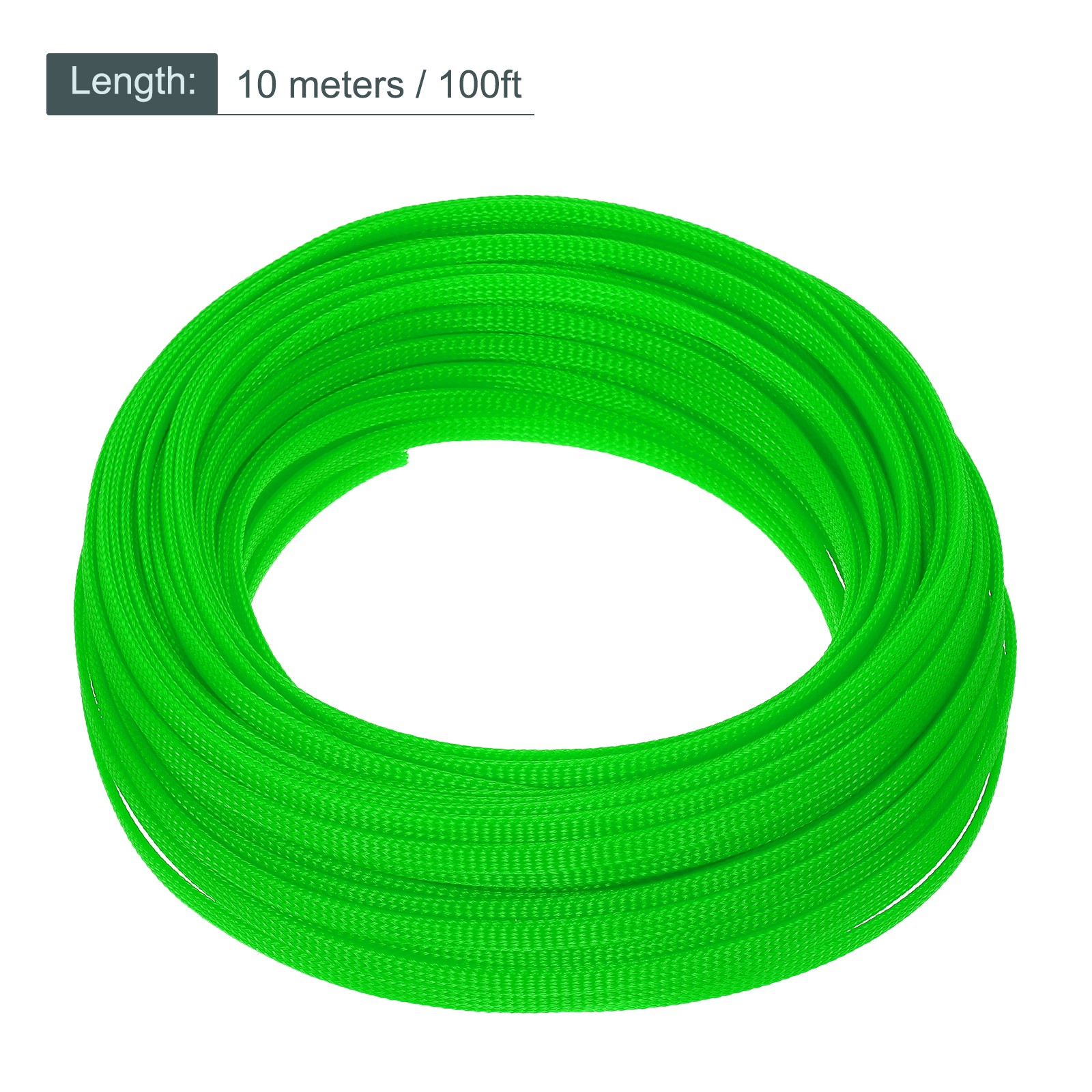 Expandable Sleeving 1/4-inch 100ft Cable Sleeve Green
