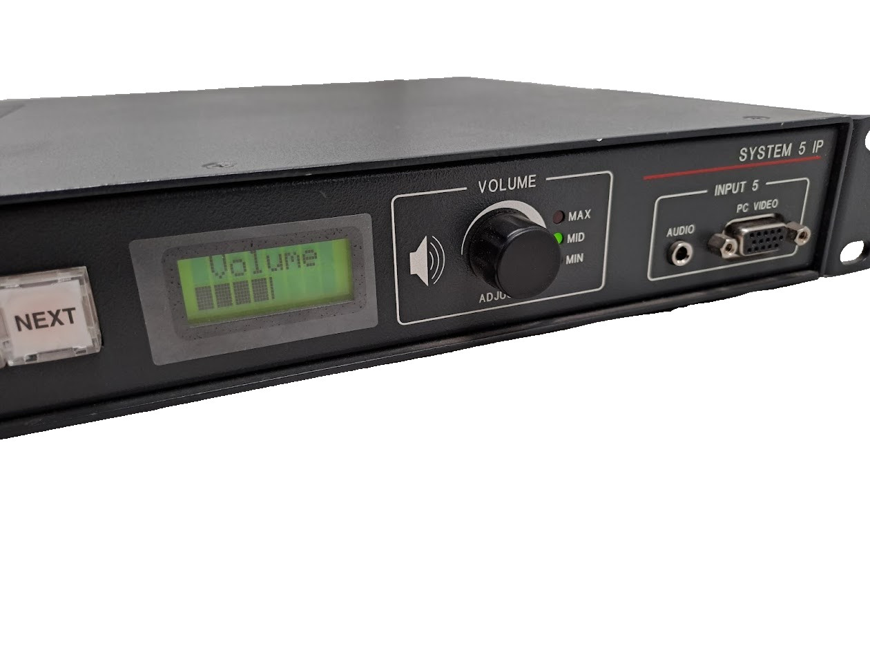 Extron System 5 IP 5-Input Audio/Video Switcher