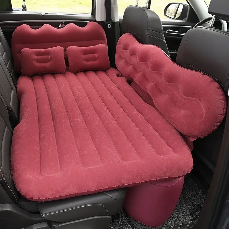 Outdoor Camping Car Air Mattress Inflatable Travel Bed for SUV Sedan Home Mat