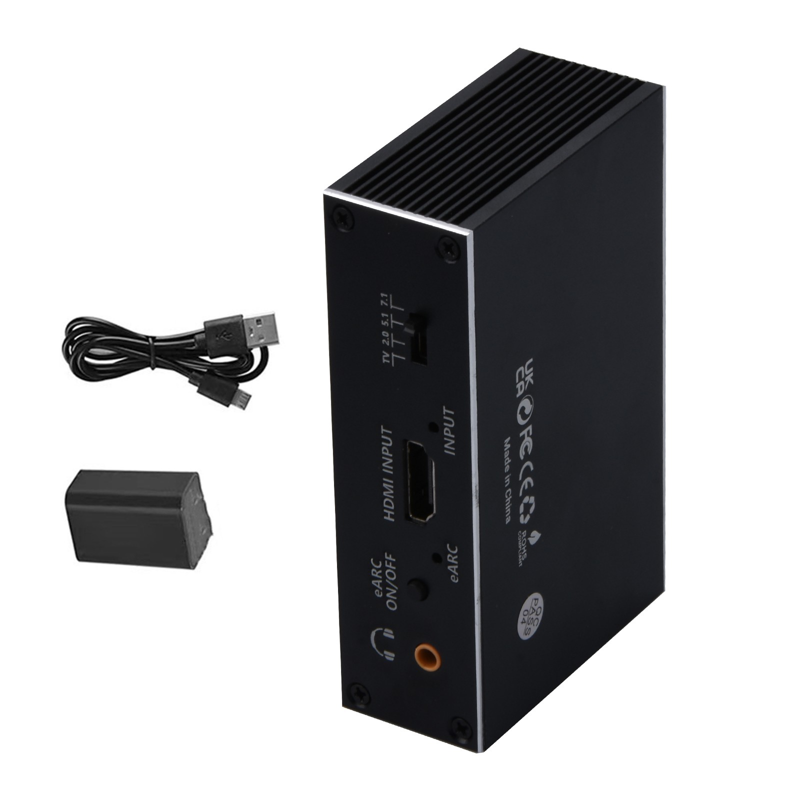 1 PC 4K 1 In 1 Out 120Hz HDMI Splitter Audio Converter HDMI 2.0 Audio Extractor