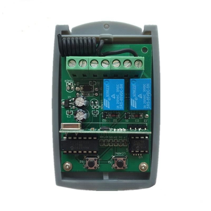 For Pujol 433.92mhz Rolling Code Garage Door Remote Control Receiver Switch New
