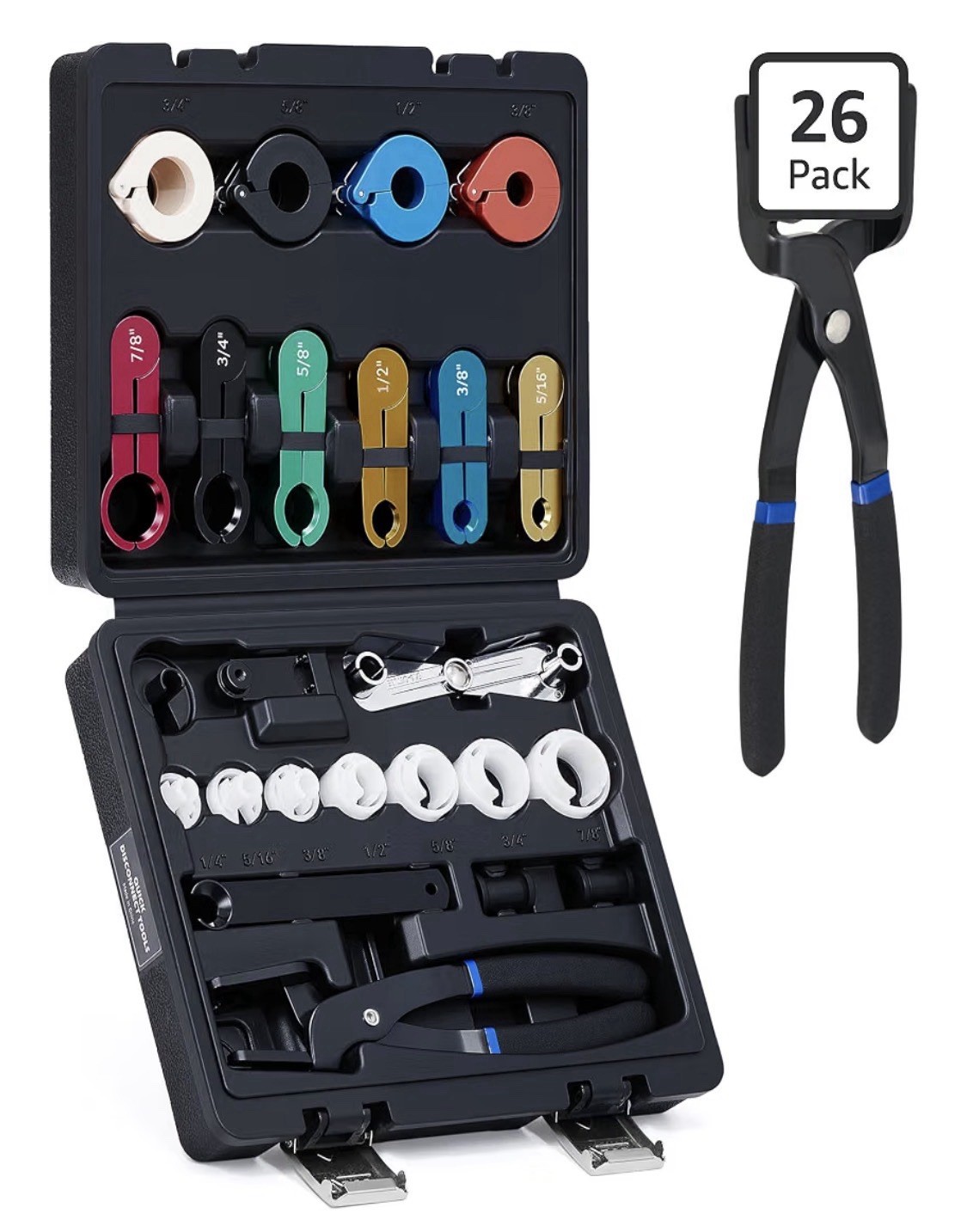 Orion Motor Tech 26pc Fuel Line Disconnect Tool Set, Master Quick Disconnect...