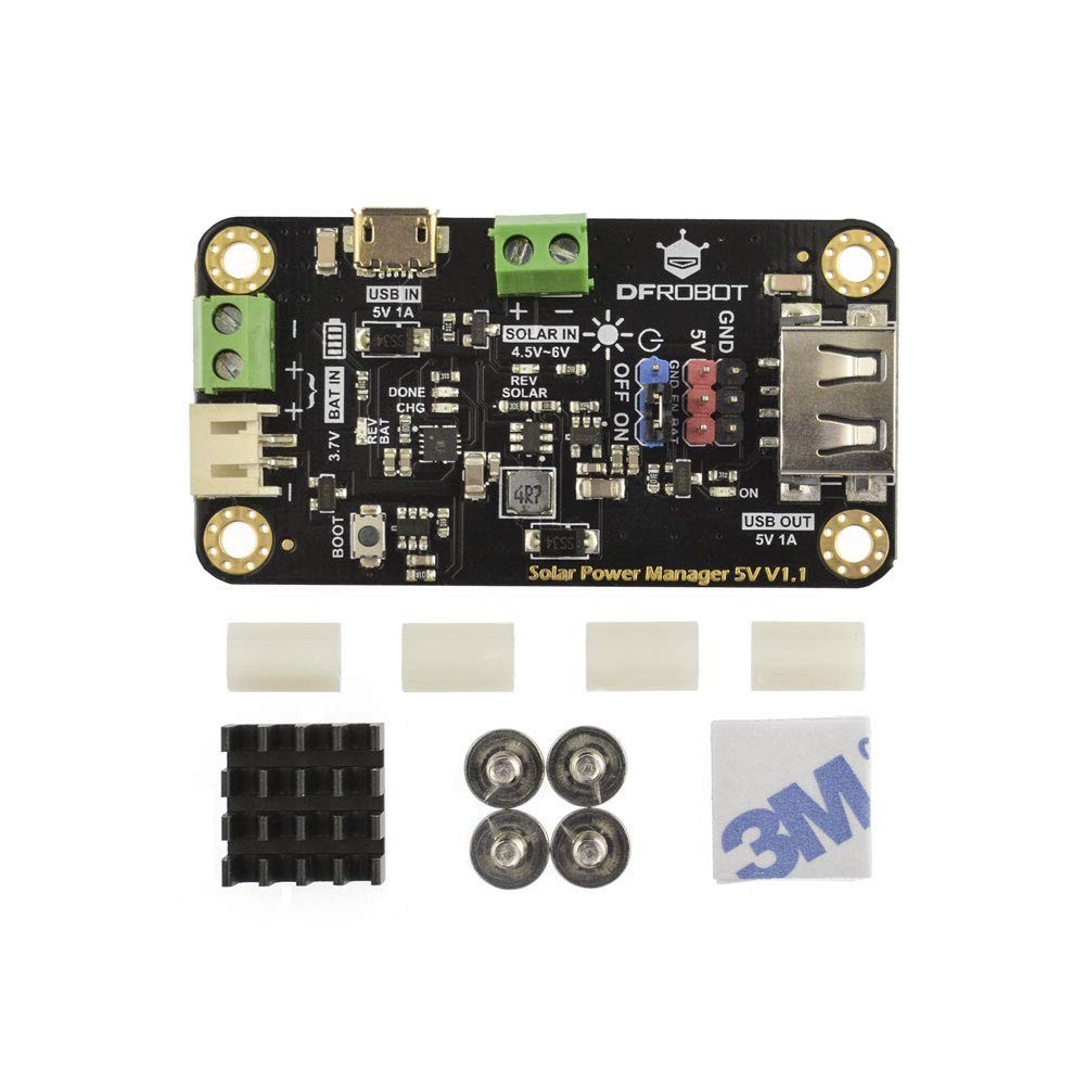 900mA MPPT Solar Charge Controller - 5V Solar Power Manager Module, USB Compatib