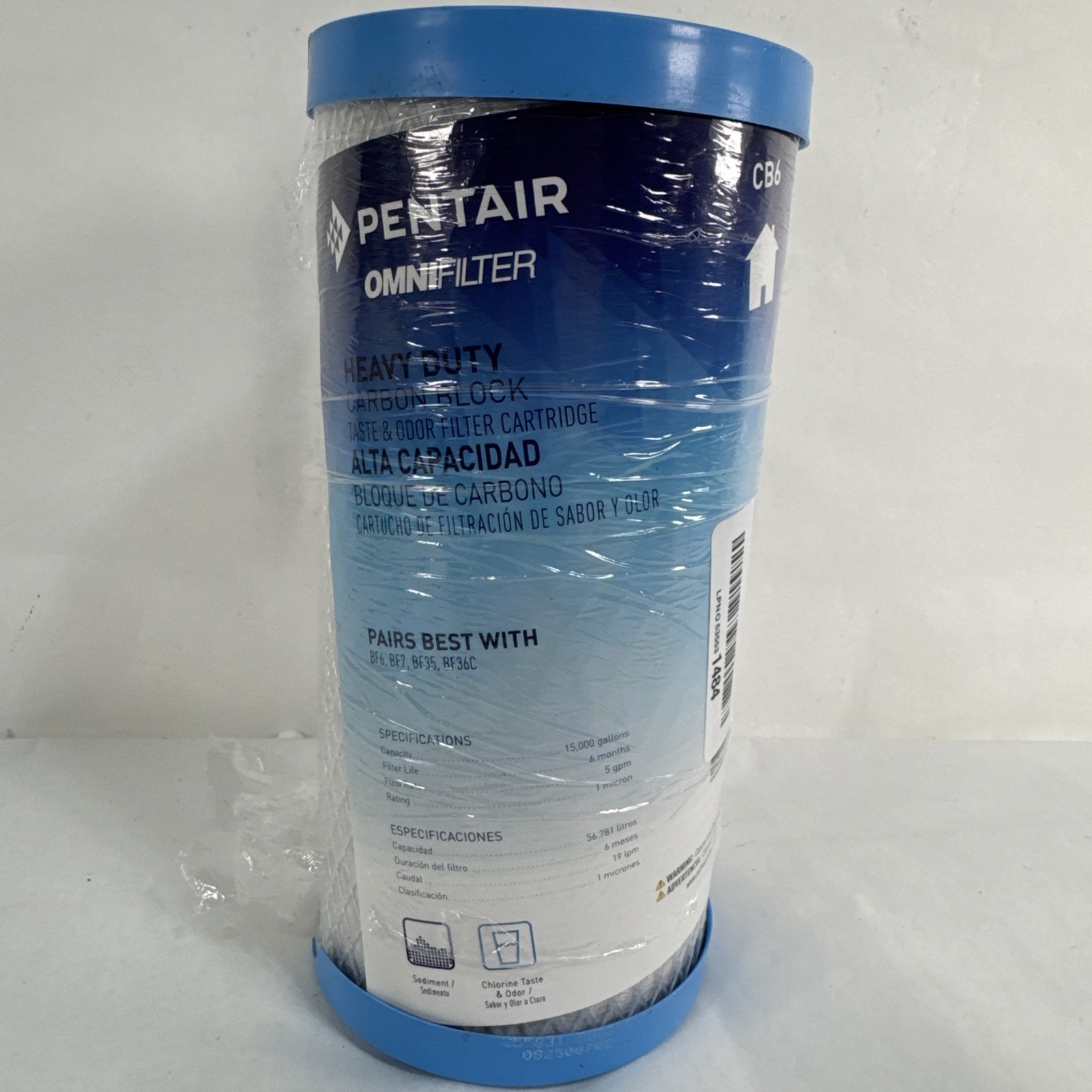 Pentair Omnifilter Heavy Duty Carbon for BF6 BF7 BF35, BF36C NEW Read*