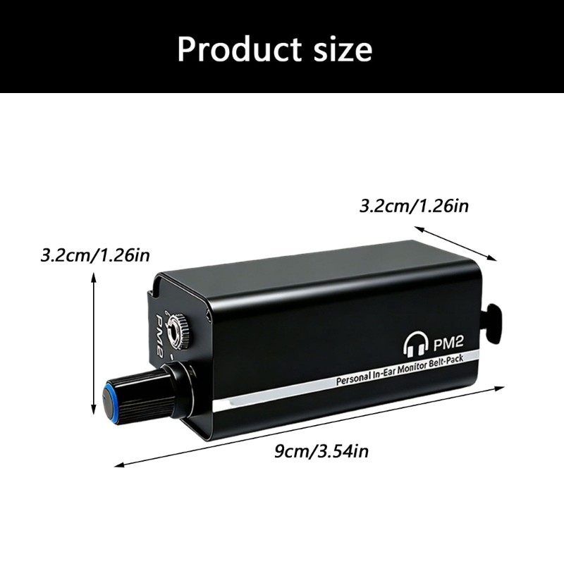 Accurate Controllers Headphone Amplifier For Headphones in Ear Monitors