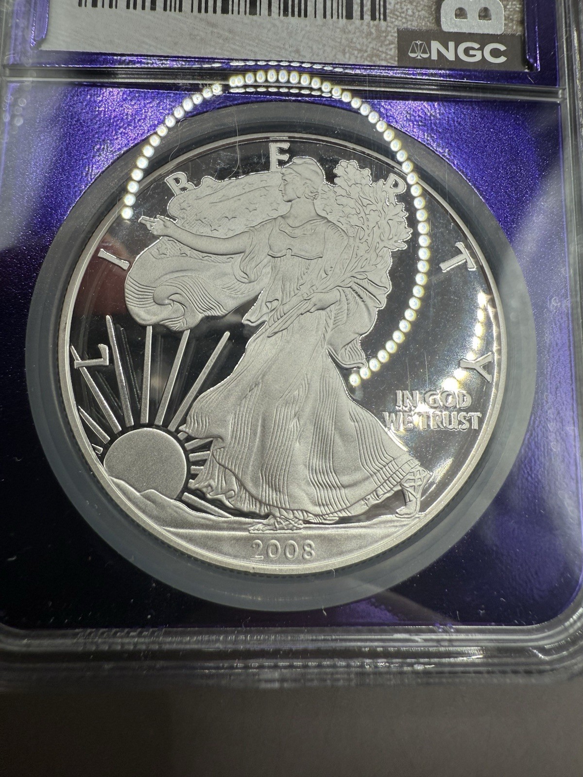 2008-W Proof $1 American Silver Eagle NGC PF70UC
