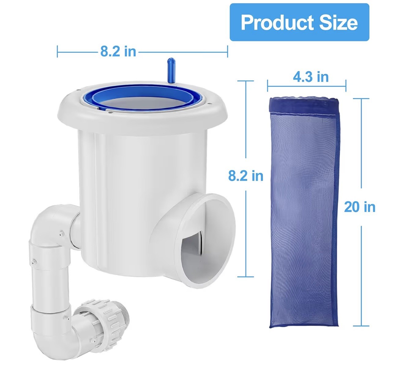 Automatic Pool Skimmer and Cleaner for Inground Pools, 2473