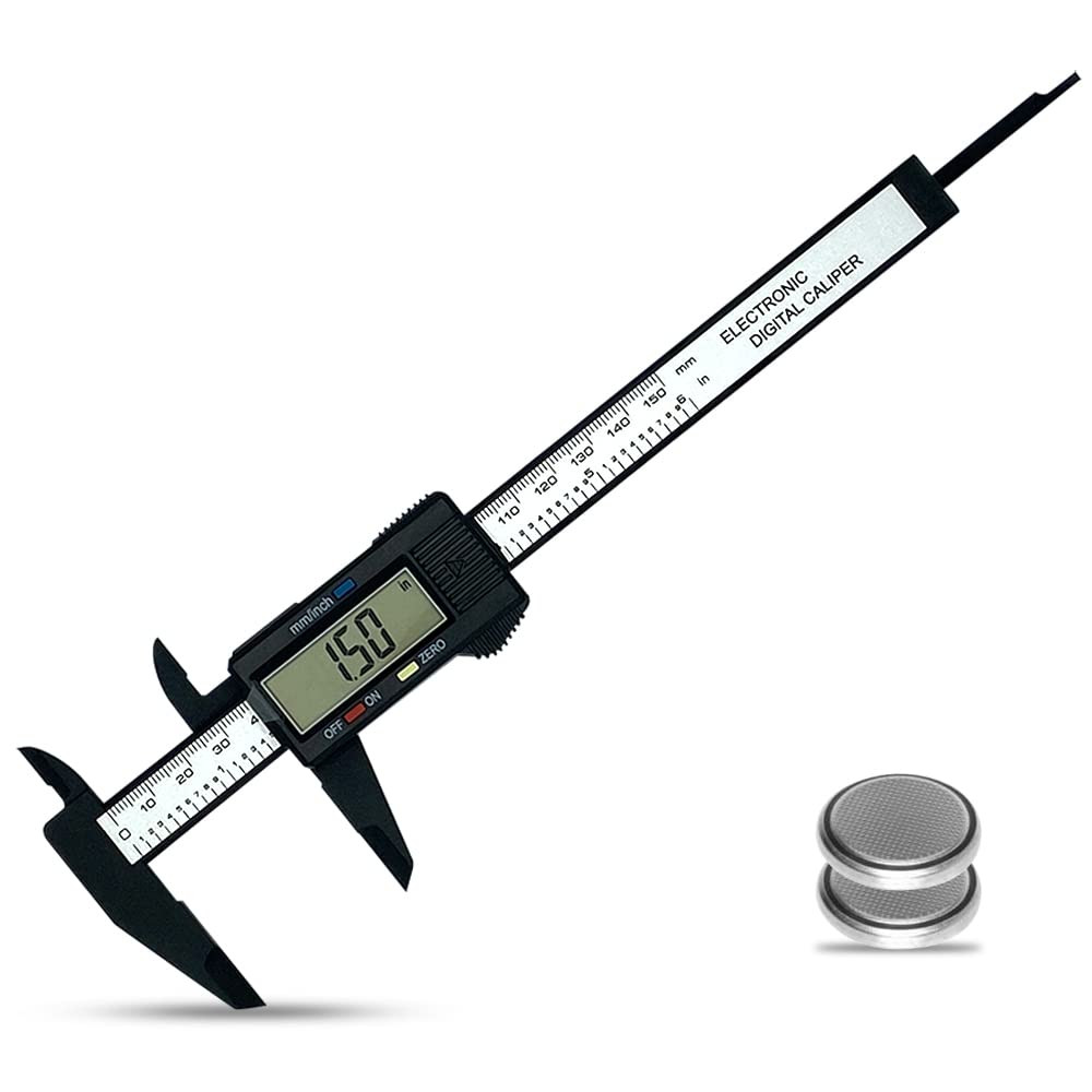 0-6 Inches Digital Caliper with Large LCD Screen and Auto-Off Feature | Inch & M
