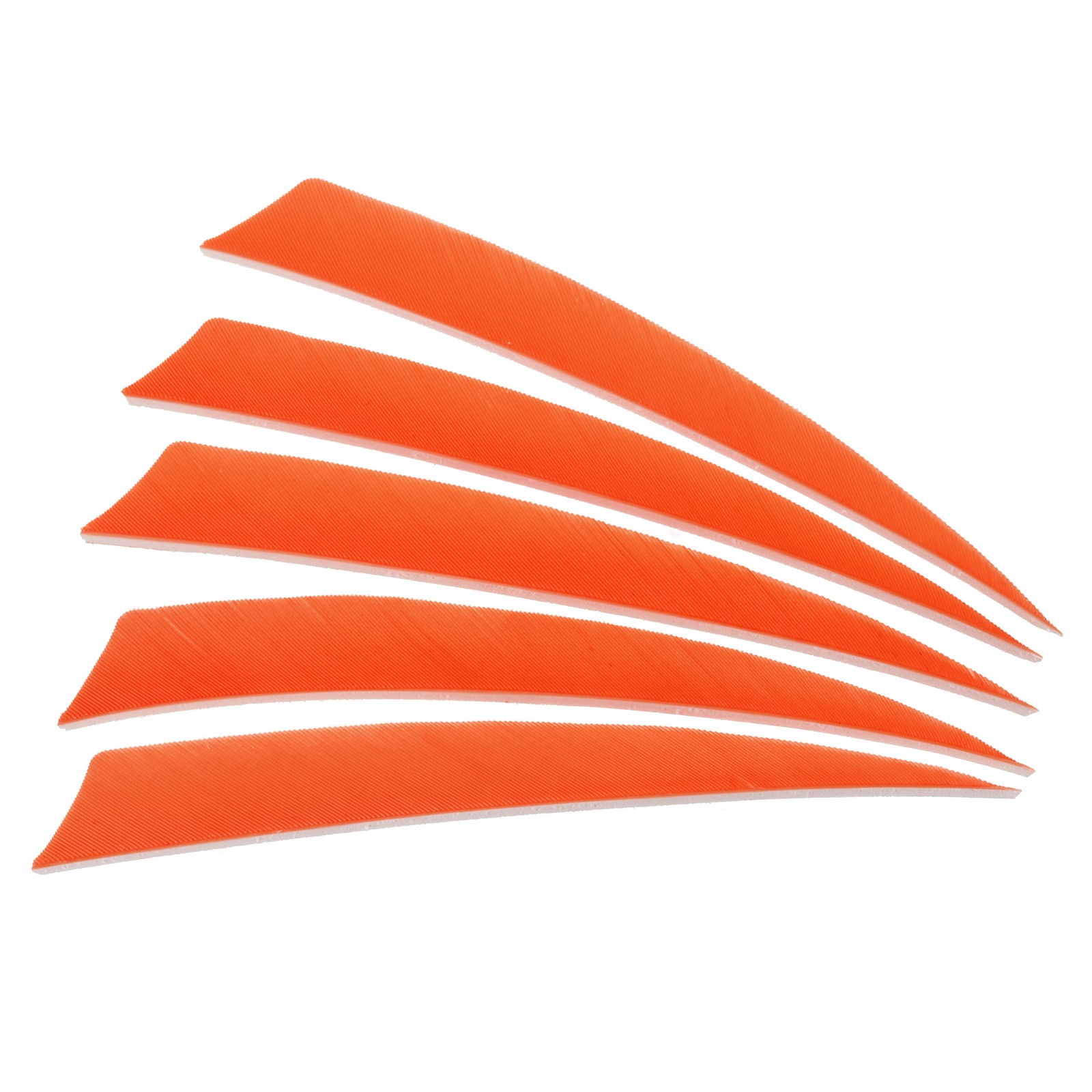 Arrows Vanes 50 Pack 5 Inch Arrow Feather Left Wing Orange for DIY