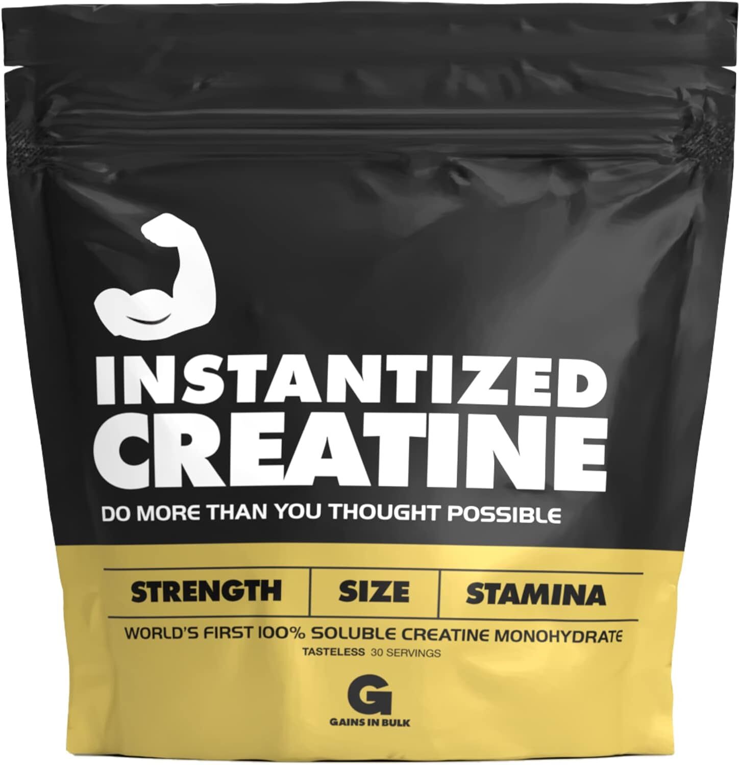 Instantized Creatine Monohydrate Gains in Bulk, Strength, Performance, Muscle ✅✅