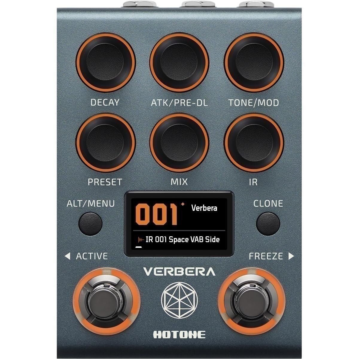 Hotone Verbera NC-200 Convolution Reverb Effects Processor (power supply...