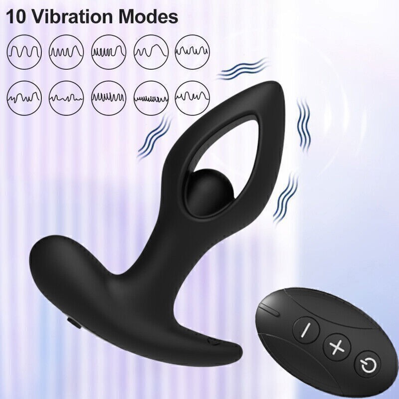 Vibrating Butt Plug Anal Sex-toys for Women Men Couple Bead Adult Toys Massager